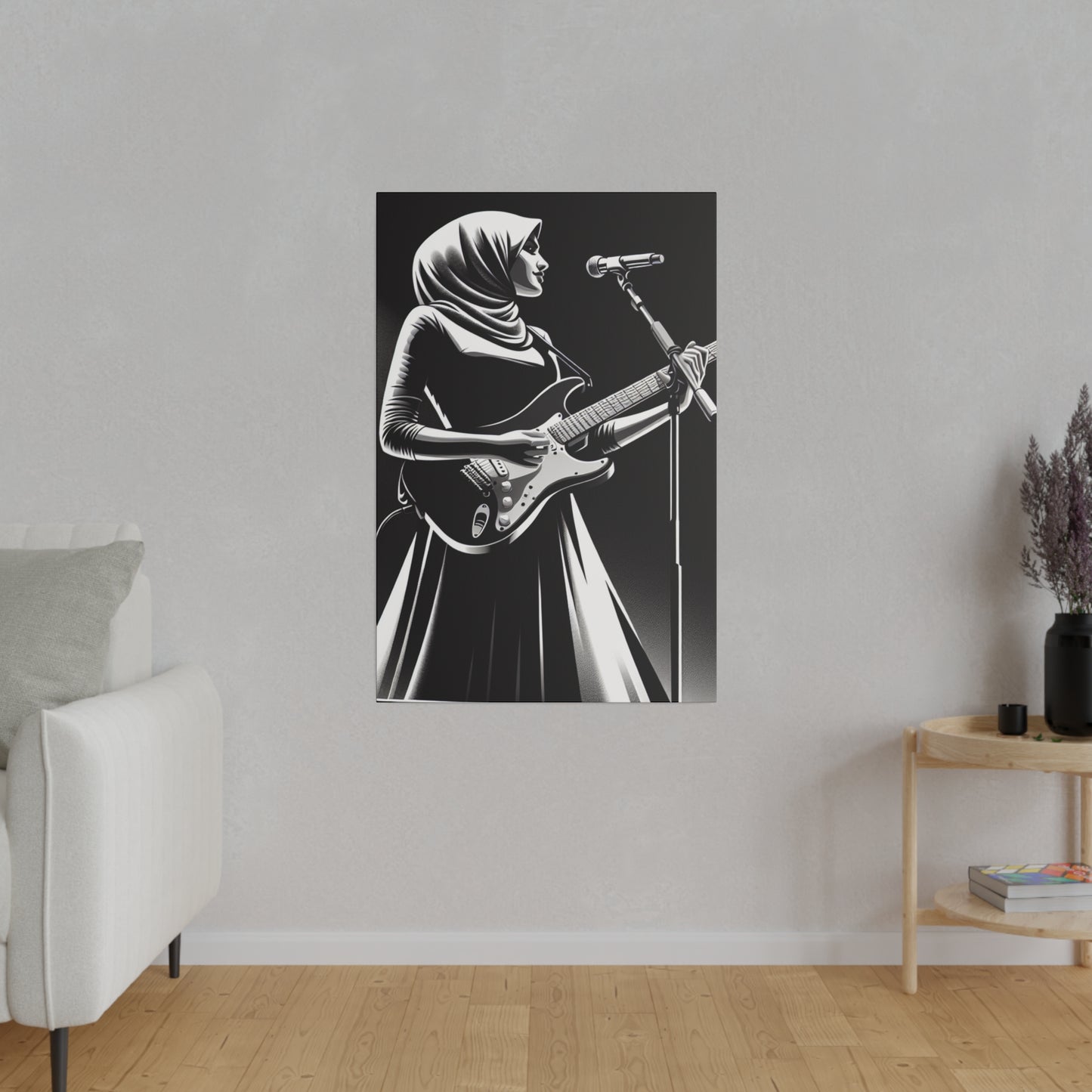 4327S - music art work, rockstar gifts, musician gift ideas, guitar art work, guitar artwork, guitar wall art canvas, playing guitar, decor