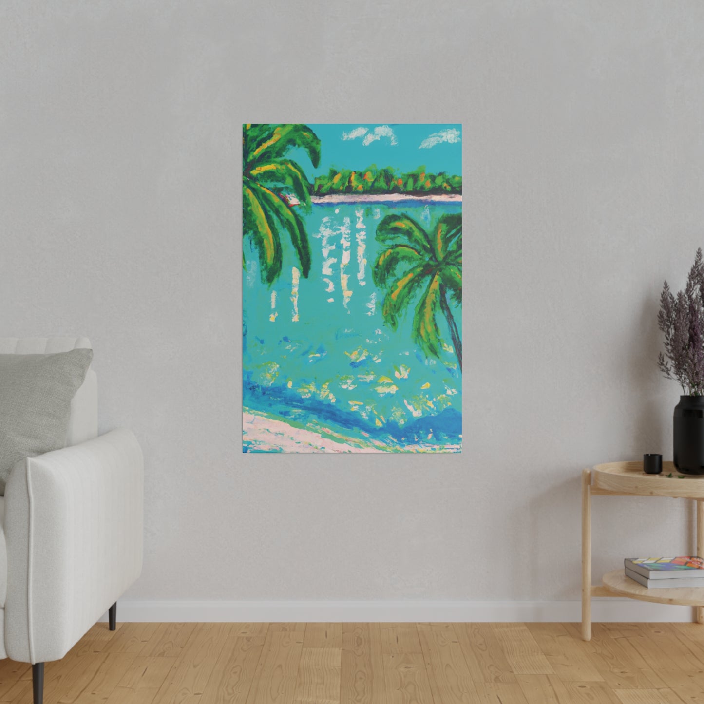 6412Q - Bahamas Ocean Painting Print | Bahamas | Ocean | Beach | Poster | Home Decor | Wall Art | Canvas