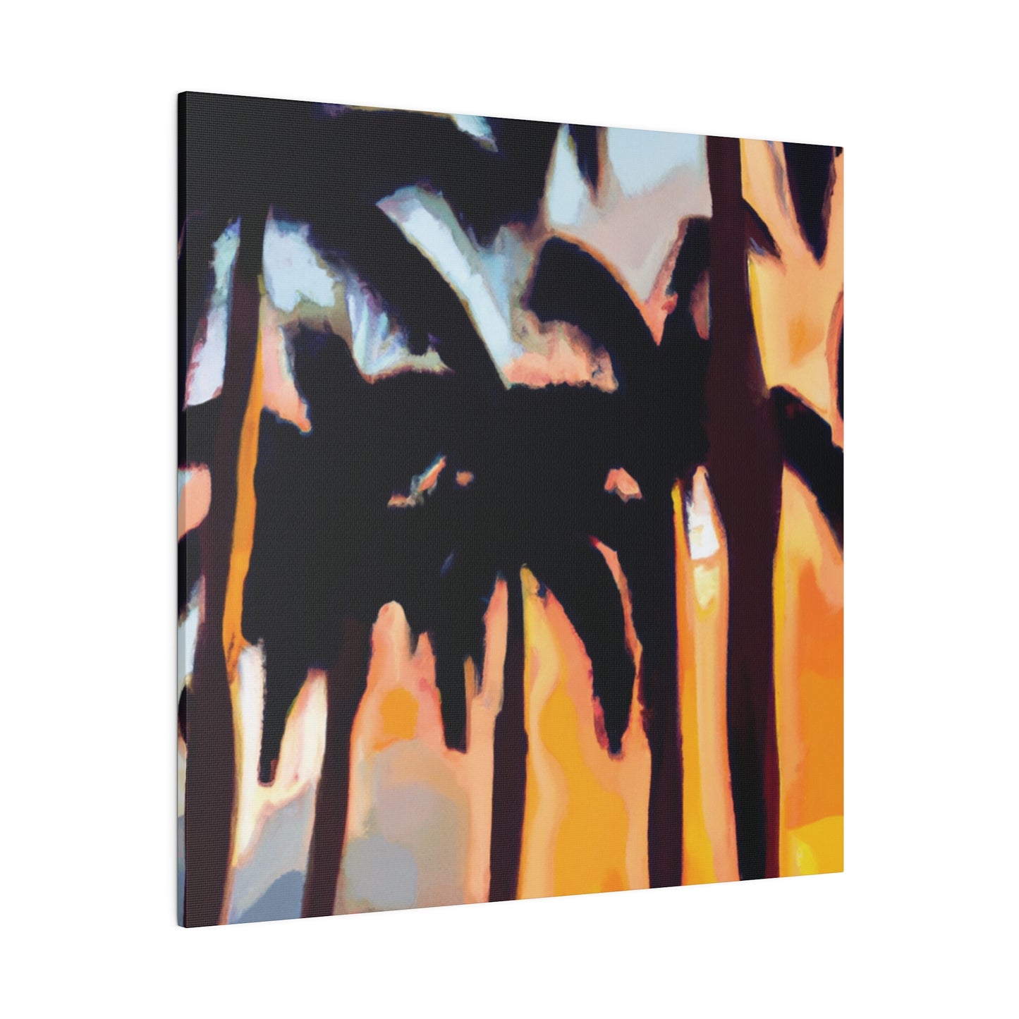 5642H - Miami Beach Sunset Painting Print | Miami | Beach | Sunset | Poster | Home Decor | Wall Art | Canvas
