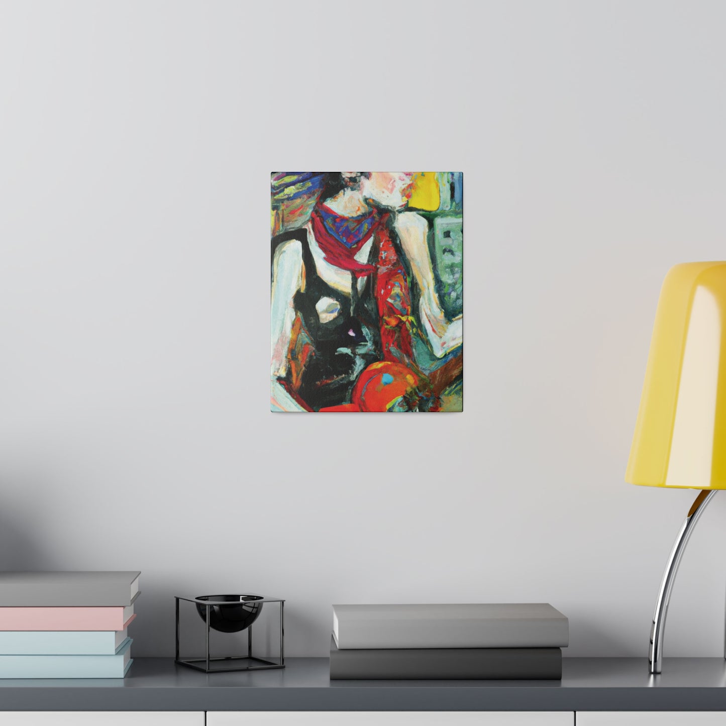 8733Q - Rockstar Oil Painting Style Print | Poster | Home Decor | Wall Art | Music Art | Canvas