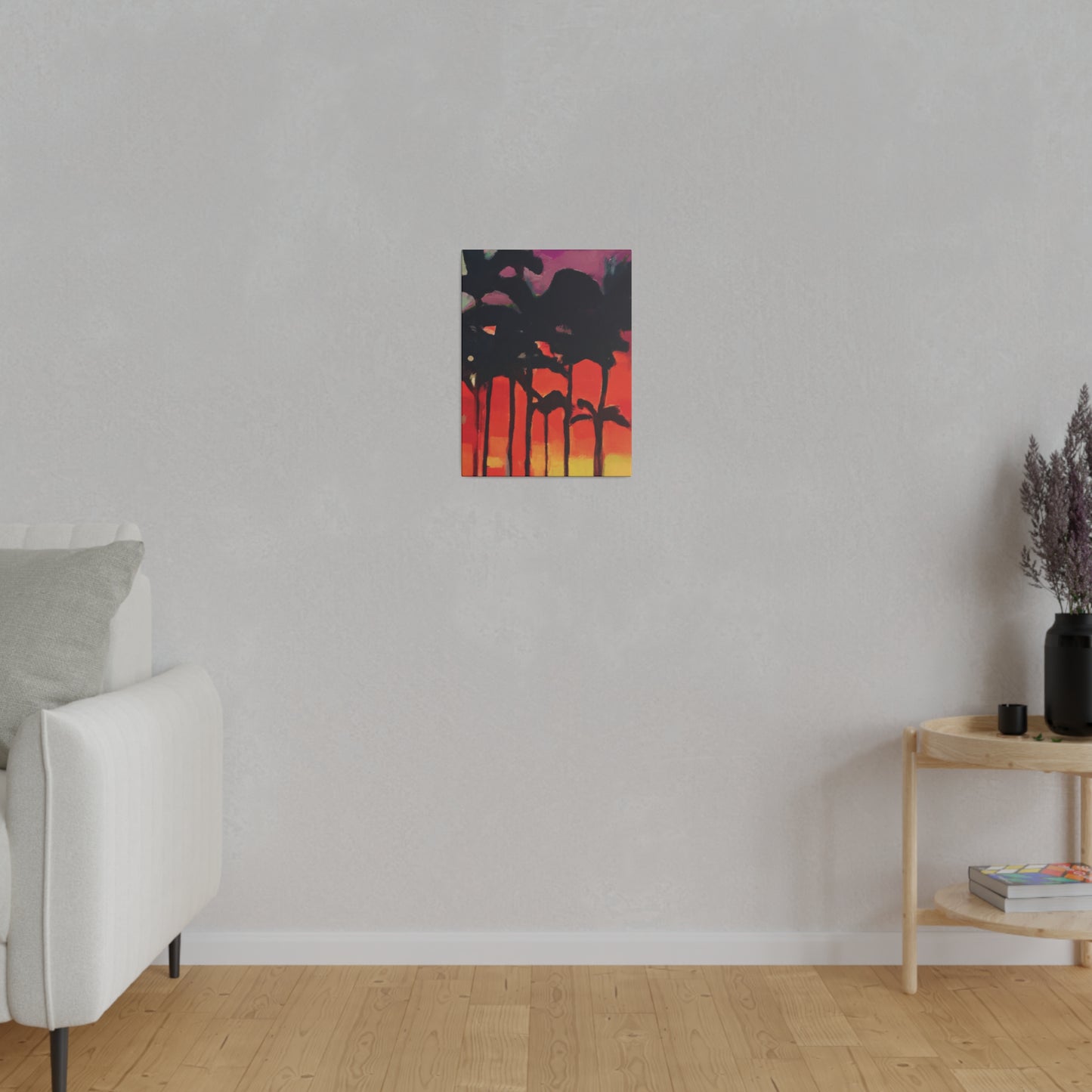 9653K - Miami Beach Sunset Painting Print | Miami | Beach | Sunset | Poster | Home Decor | Wall Art | Canvas