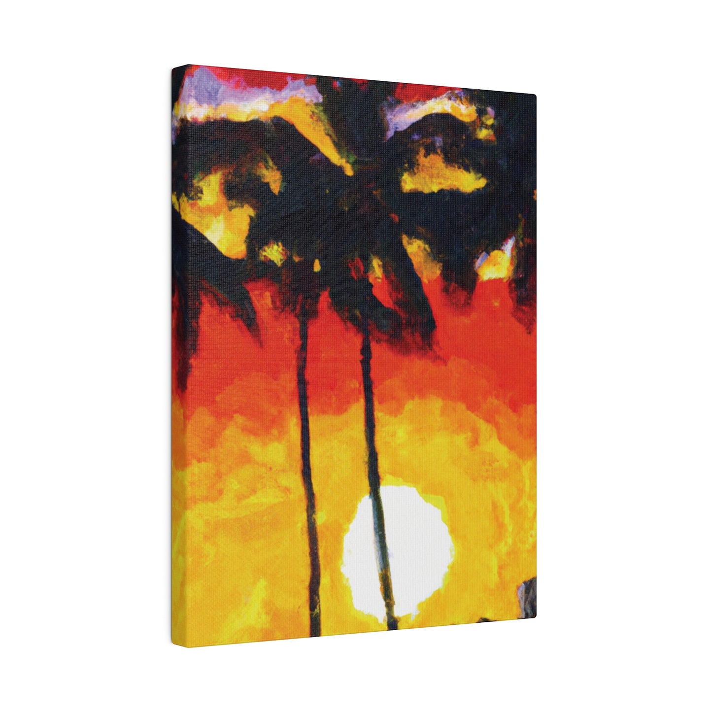 6973R - Miami Beach Sunset Painting Print | Miami | Beach | Sunset | Poster | Home Decor | Wall Art | Canvas