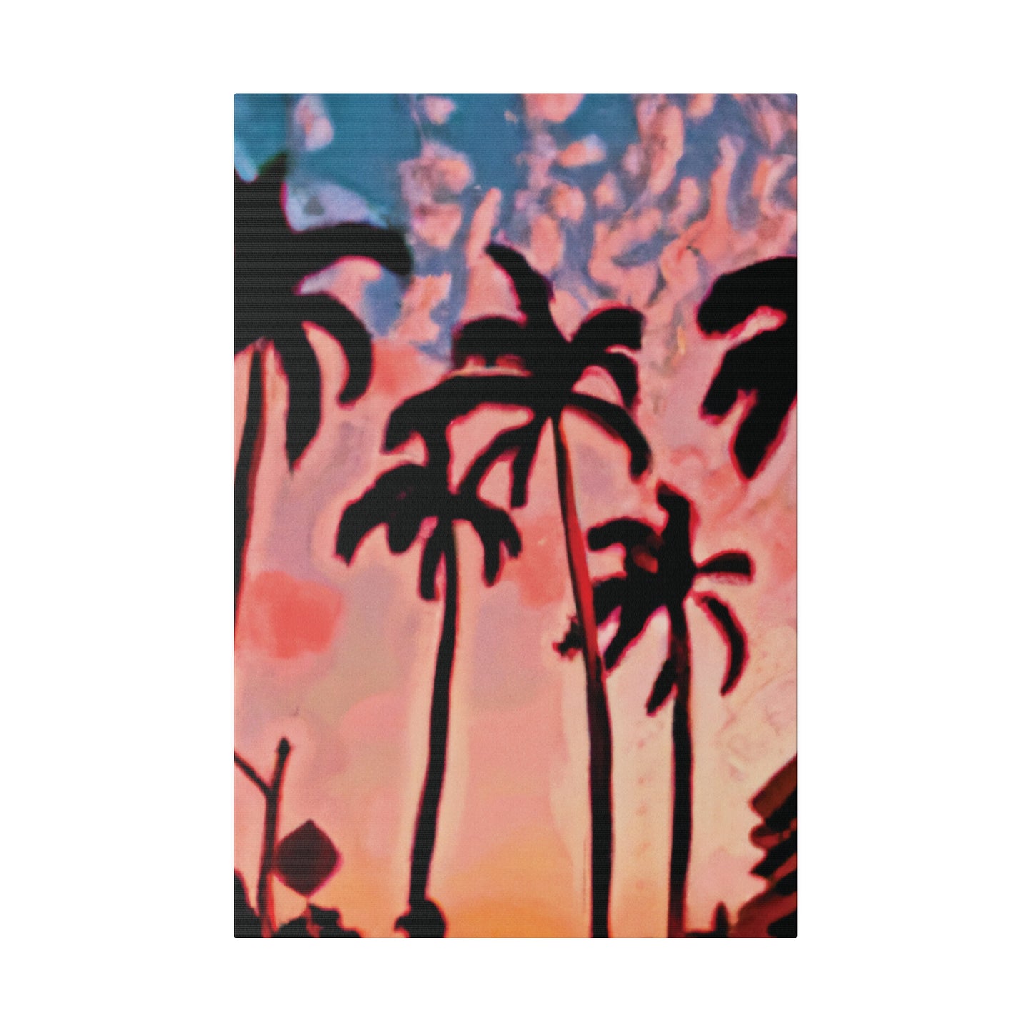 3784J - Miami Beach Sunset Painting Print | Miami | Beach | Sunset | Poster | Home Decor | Wall Art | Canvas