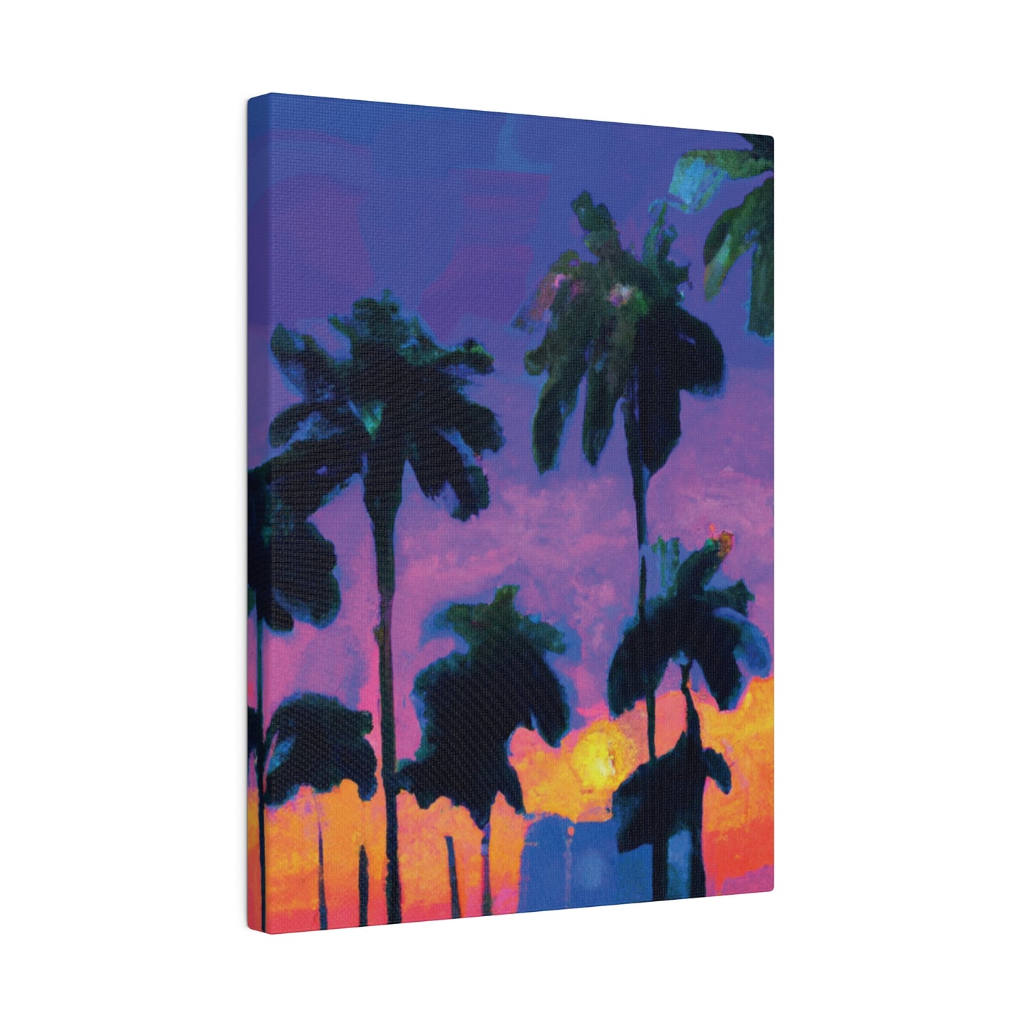 9232V - Miami Beach Sunset Painting Print | Miami | Beach | Sunset | Poster | Home Decor | Wall Art | Canvas