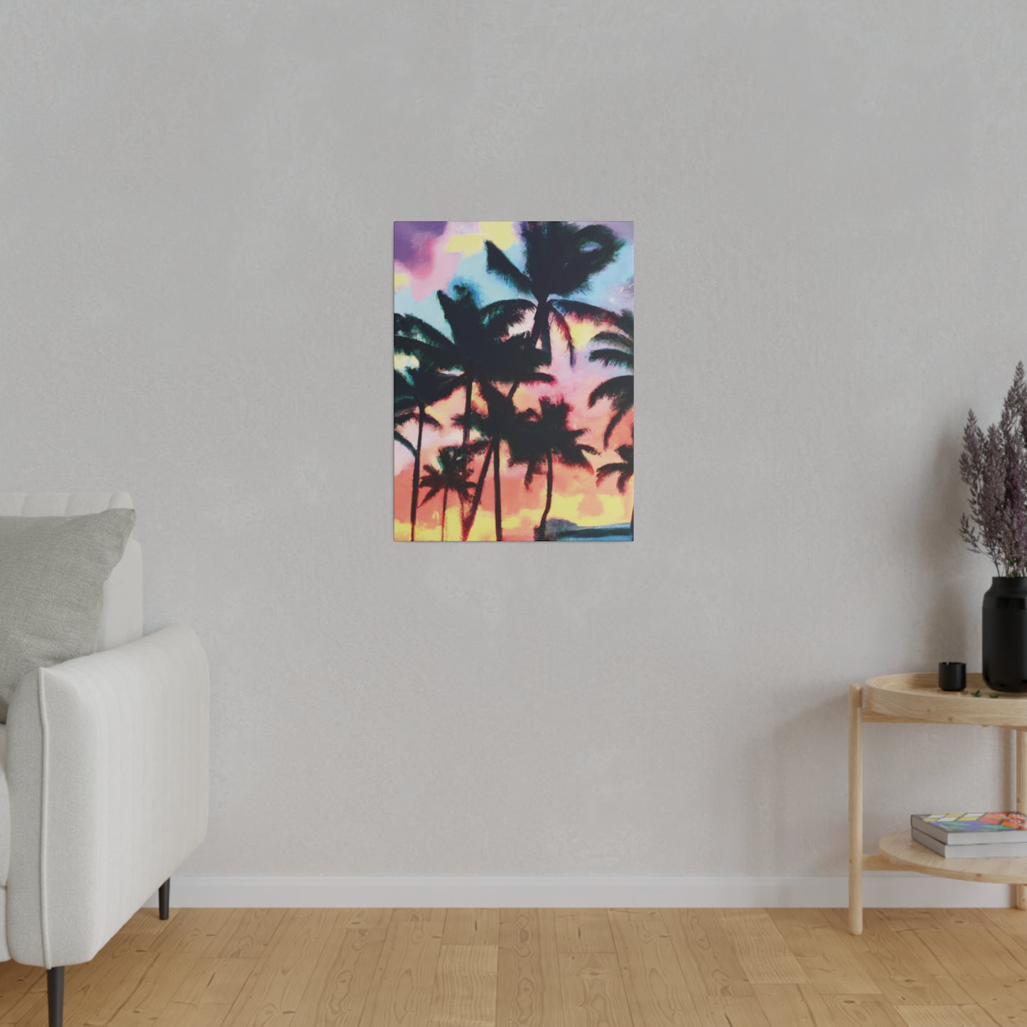 5231V - Miami Beach Sunset Painting Print | Miami | Beach | Sunset | Poster | Home Decor | Wall Art | Canvas