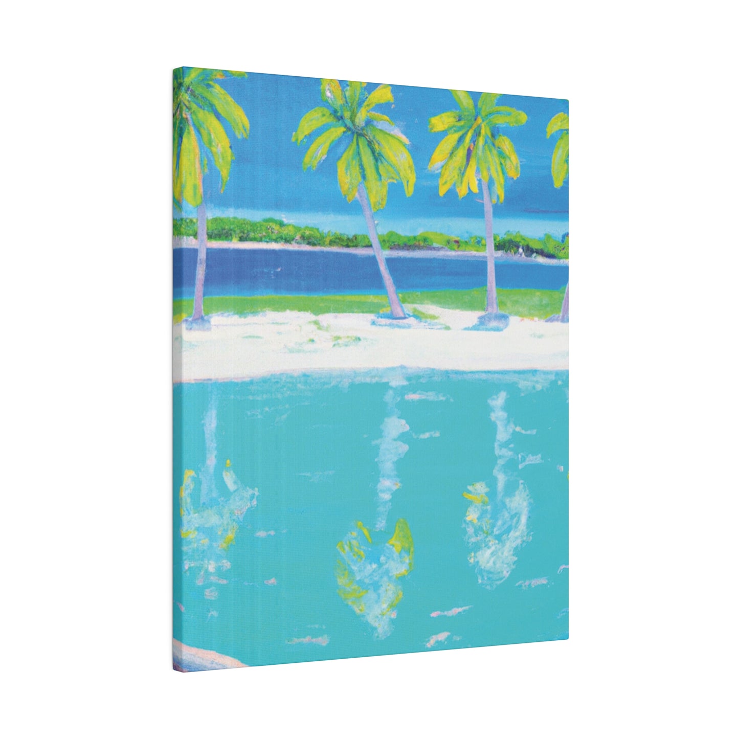 2196Z - Bahamas Ocean Painting Print | Bahamas | Ocean | Beach | Poster | Home Decor | Wall Art | Canvas