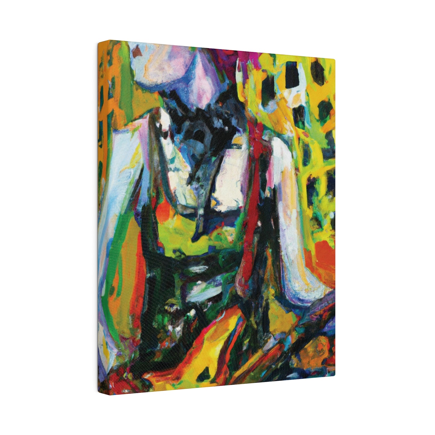 4793Z - Rockstar Oil Painting Style Print | Poster | Home Decor | Wall Art | Music Art | Canvas