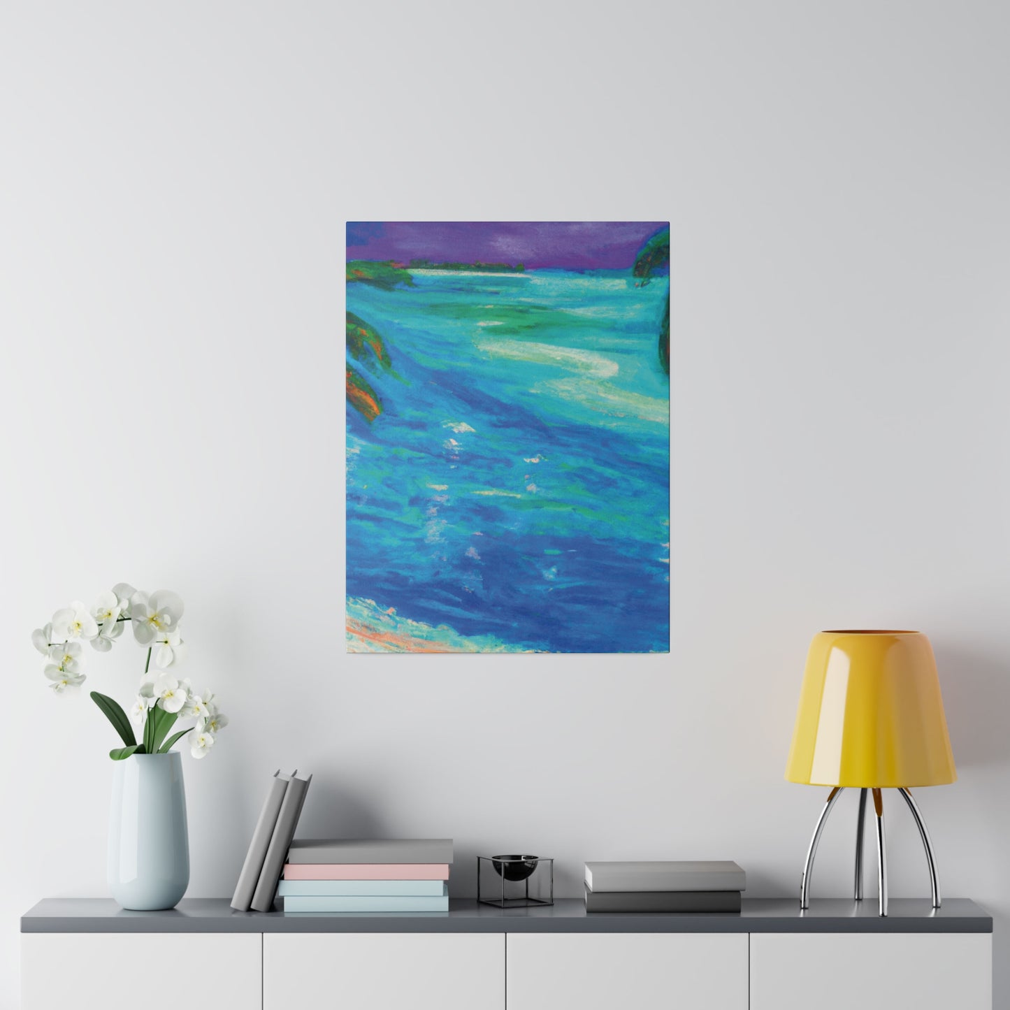 432V - Bahamas Ocean Painting Print | Bahamas | Ocean | Beach | Poster | Home Decor | Wall Art | Canvas