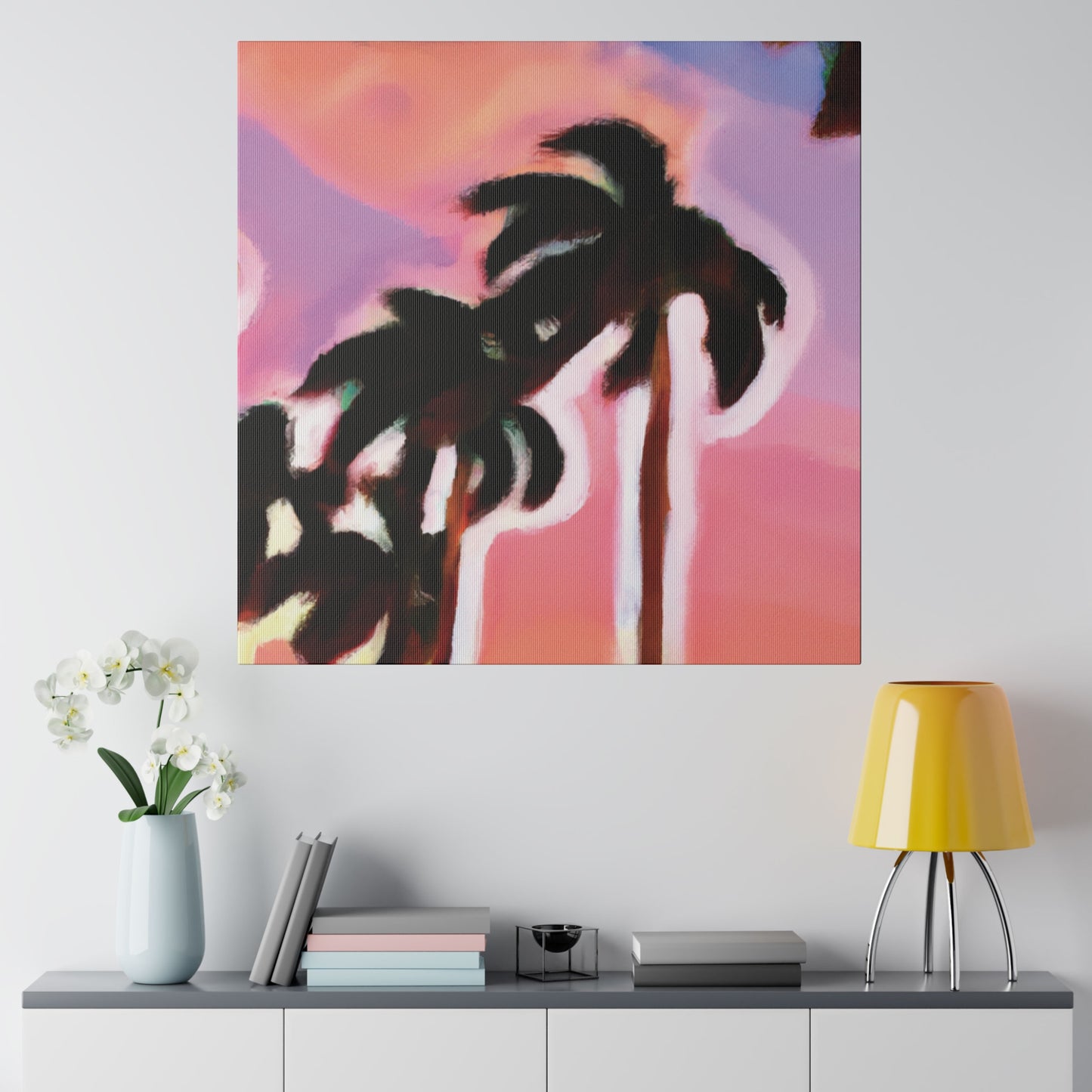 3563H - Miami Beach Sunset Painting Print | Miami | Beach | Sunset | Poster | Home Decor | Wall Art | Canvas