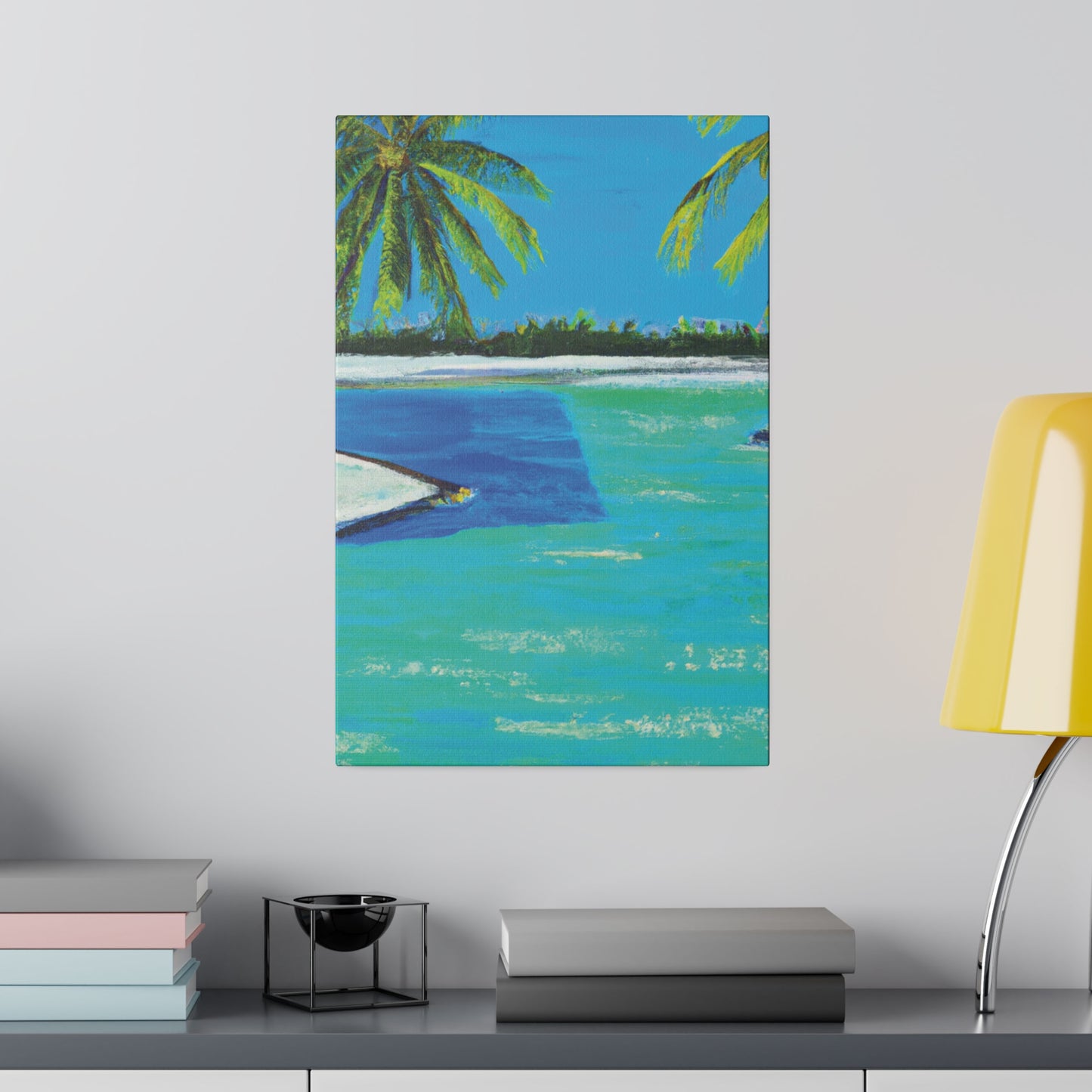 9761V - Bahamas Ocean Painting Print | Bahamas | Ocean | Beach | Poster | Home Decor | Wall Art | Canvas