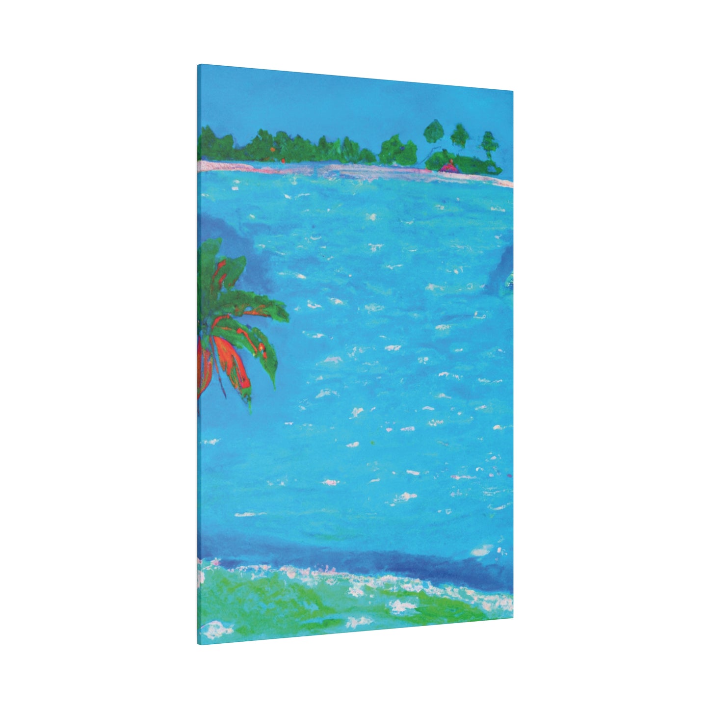 5286G - Bahamas Ocean Painting Print | Bahamas | Ocean | Beach | Poster | Home Decor | Wall Art | Canvas