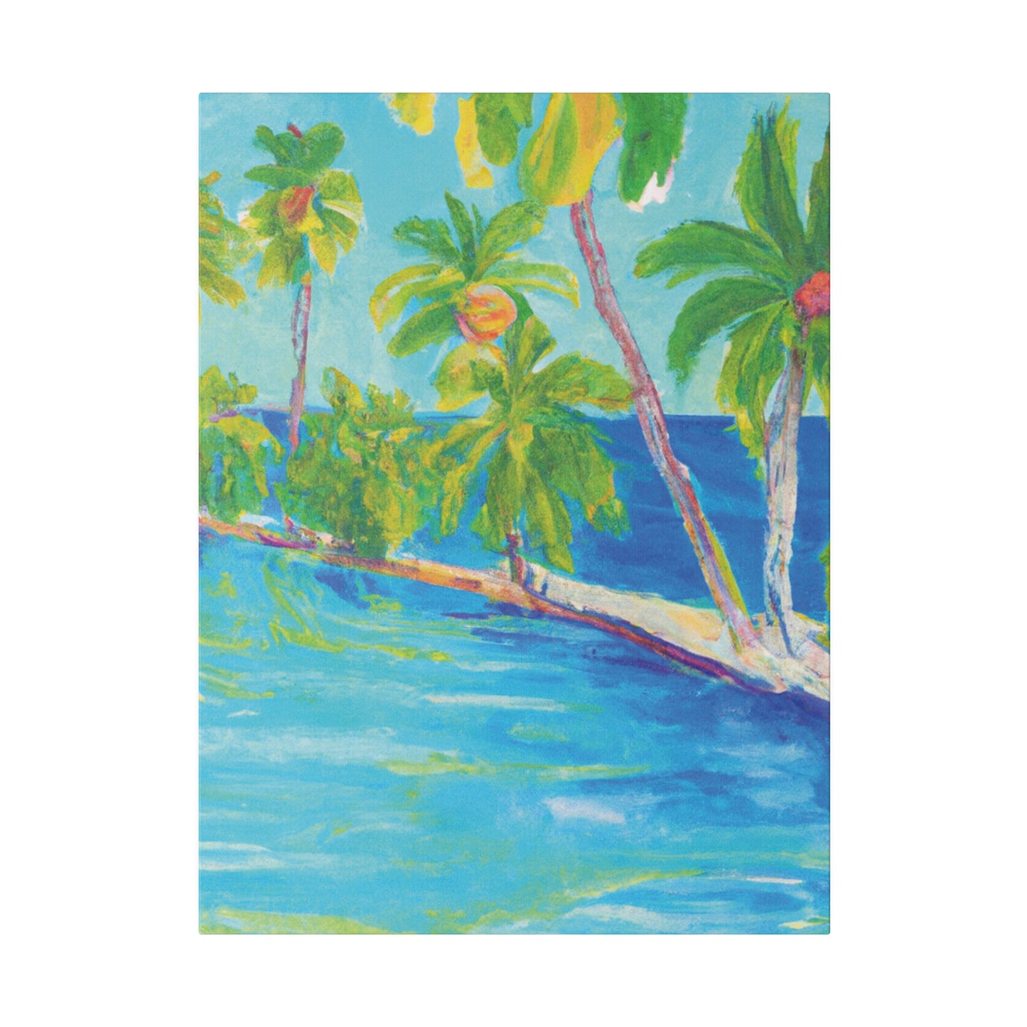 8256Q - Bahamas Ocean Painting Print | Bahamas | Ocean | Beach | Poster | Home Decor | Wall Art | Canvas