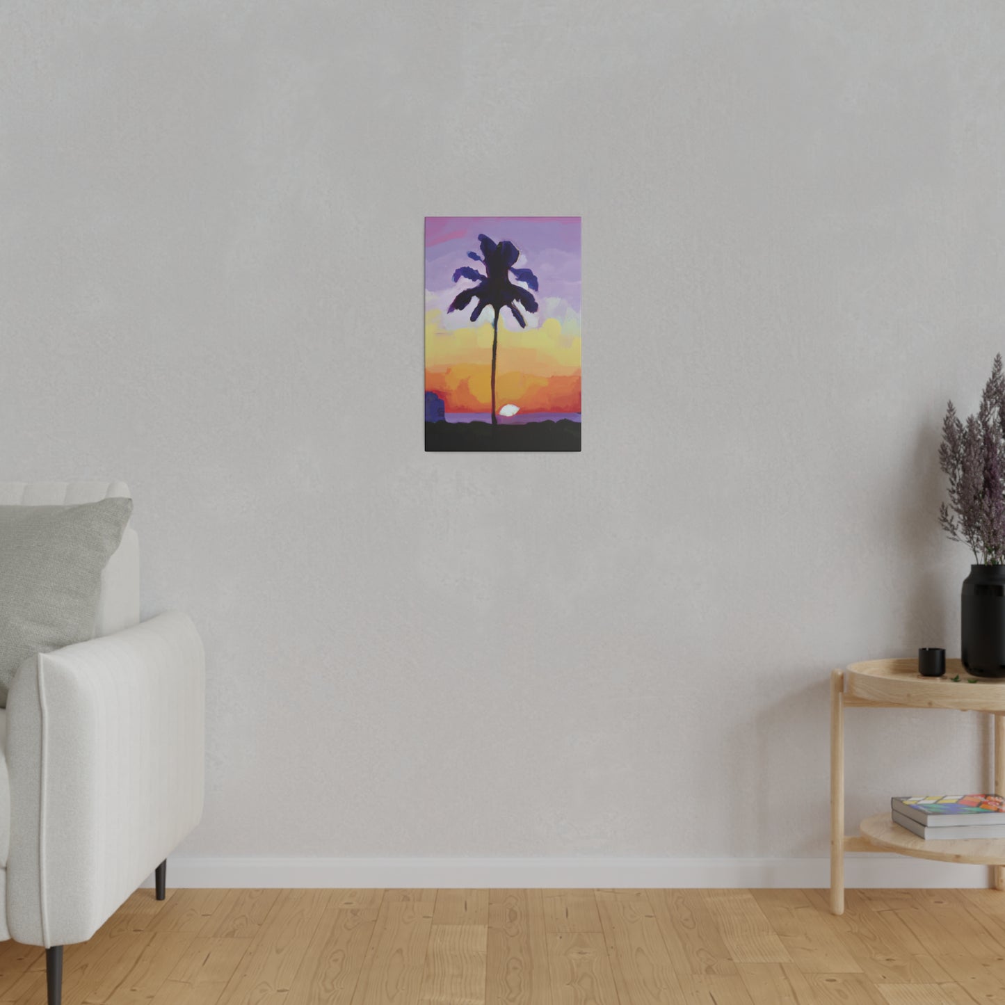 8495G - Miami Beach Sunset Painting Print | Miami | Beach | Sunset | Poster | Home Decor | Wall Art | Canvas