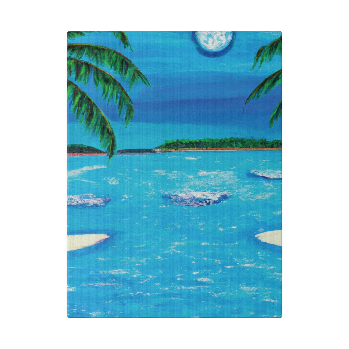 7239Z - Bahamas Ocean Painting Print | Bahamas | Ocean | Beach | Poster | Home Decor | Wall Art | Canvas