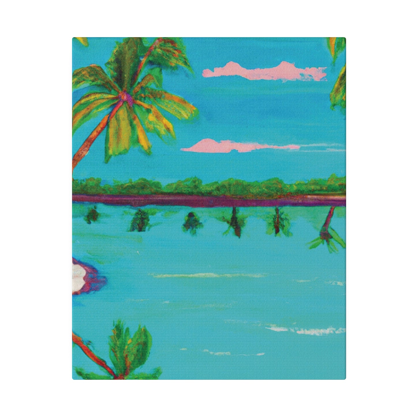 3739G - Bahamas Ocean Painting Print | Bahamas | Ocean | Beach | Poster | Home Decor | Wall Art | Canvas