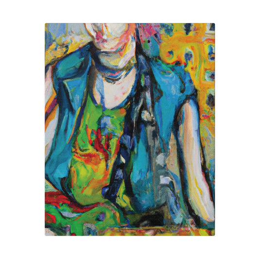 5368N - Rockstar Oil Painting Style Print | Poster | Home Decor | Wall Art | Music Art | Canvas