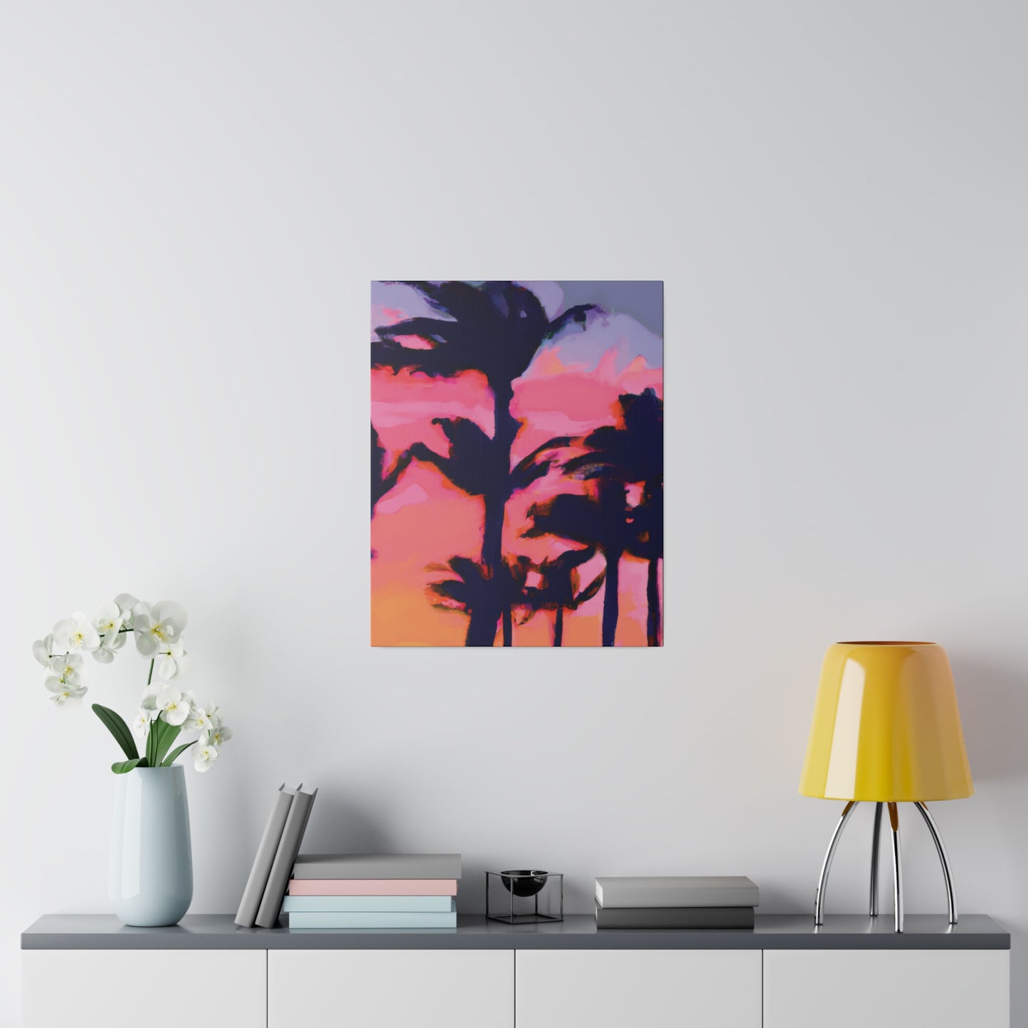 7993P - Miami Beach Sunset Painting Print | Miami | Beach | Sunset | Poster | Home Decor | Wall Art | Canvas