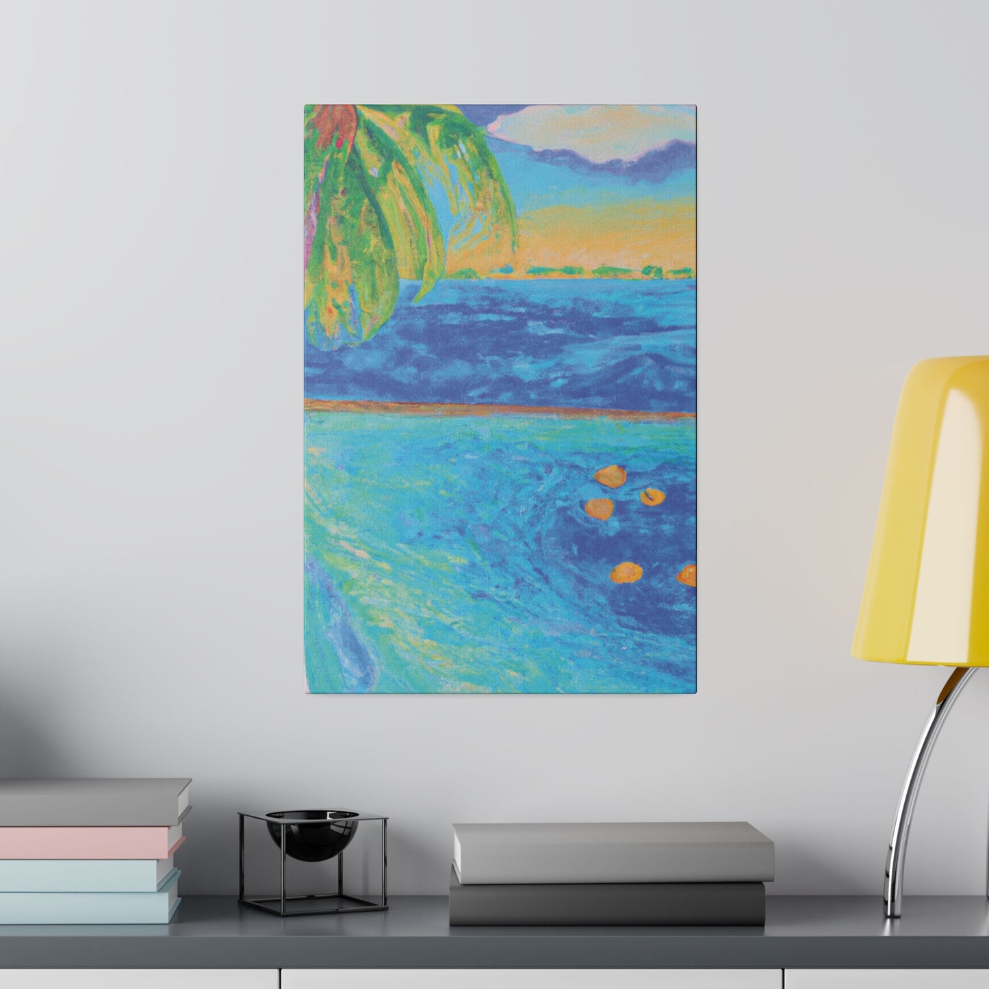 4268O - Bahamas Ocean Painting Print | Bahamas | Ocean | Beach | Poster | Home Decor | Wall Art | Canvas