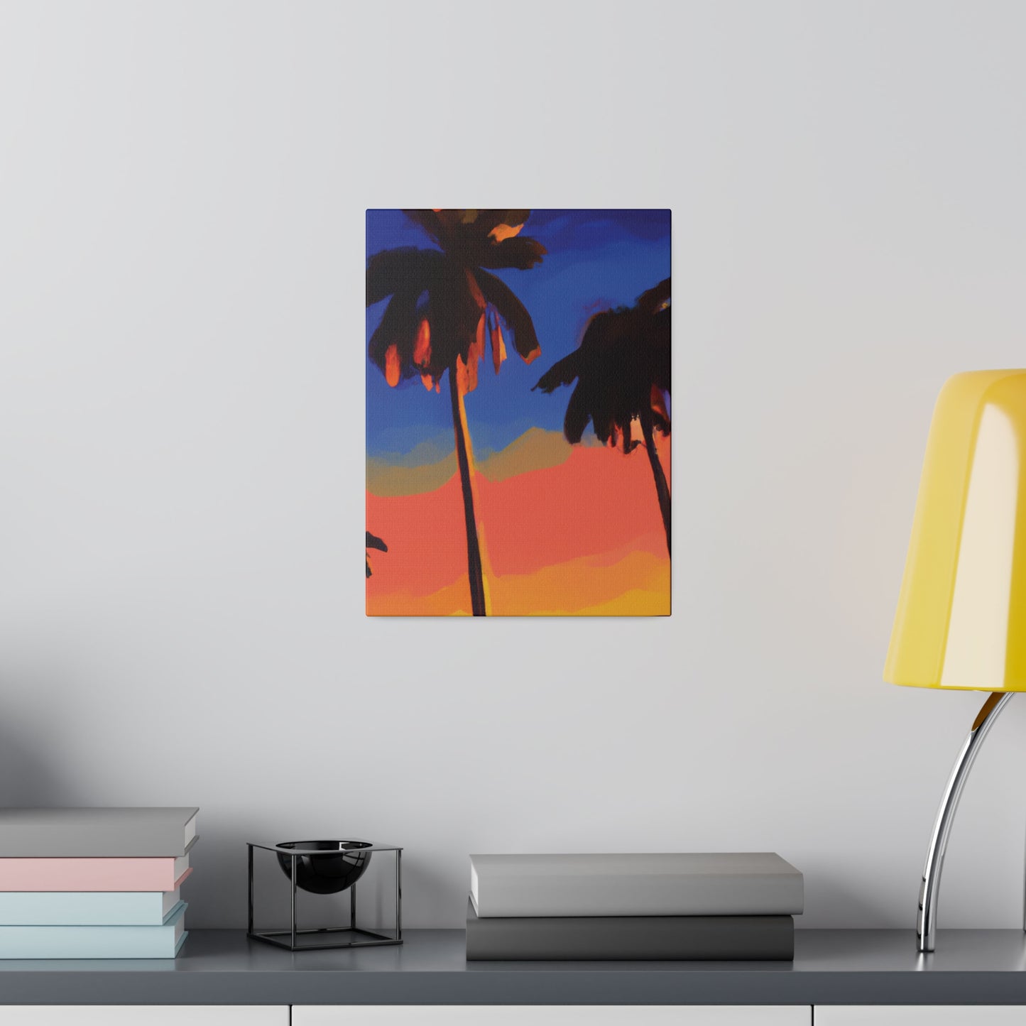 9562Q - Miami Beach Sunset Painting Print | Miami | Beach | Sunset | Poster | Home Decor | Wall Art | Canvas