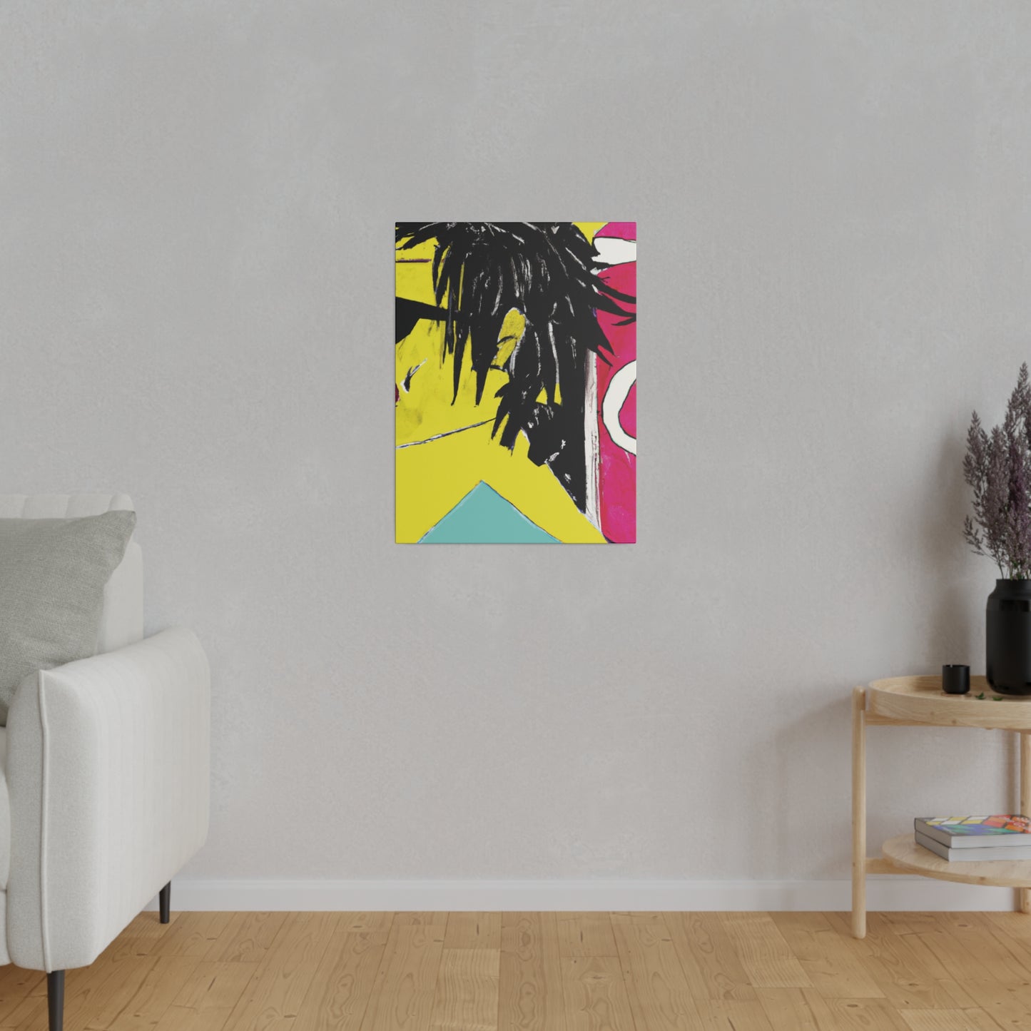 7212X - Rockstar Painting Print | Face | Abstract | Poster | Home Decor | Wall Art | Music Art | Canvas