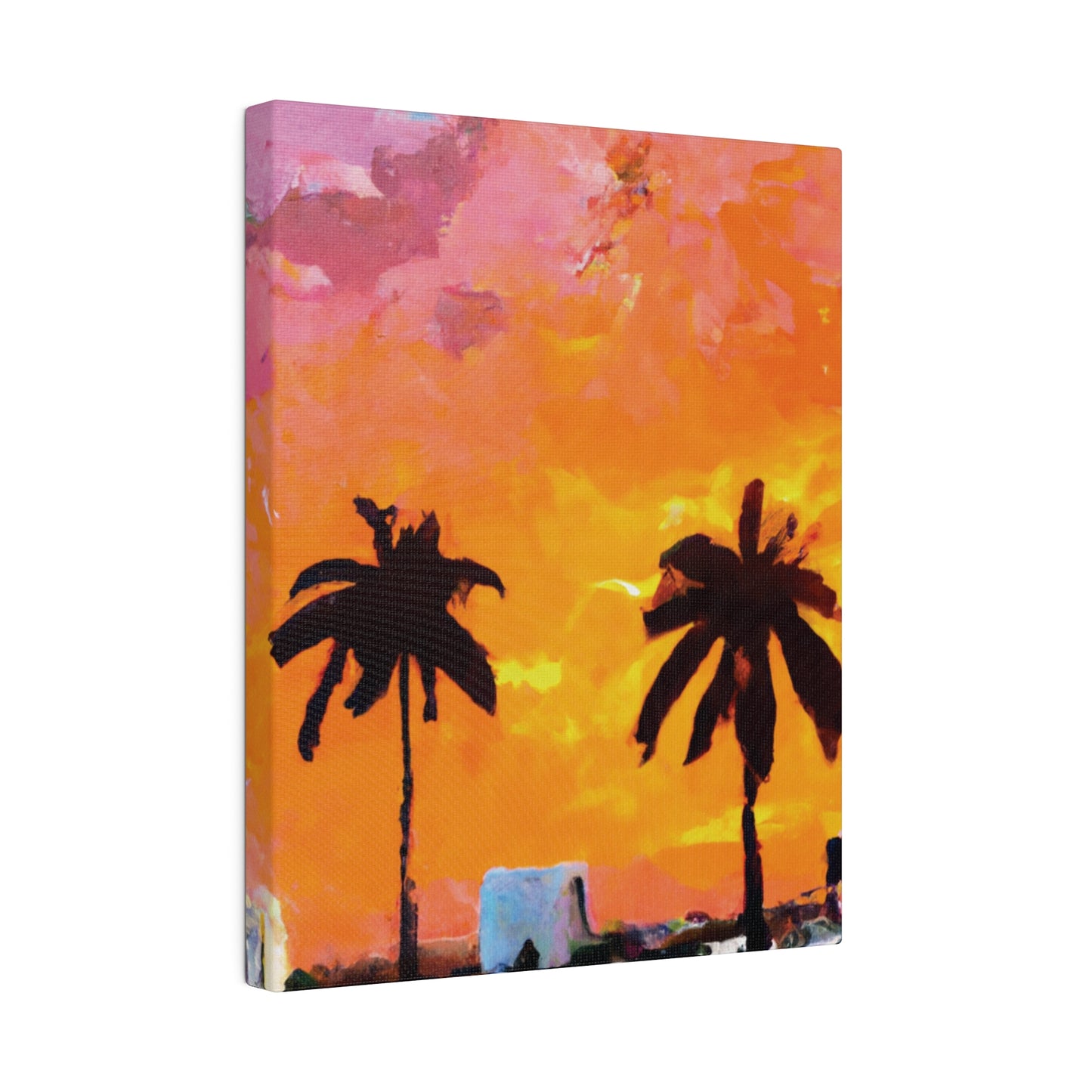 2759A - Miami Beach Sunset Painting Print | Miami | Beach | Sunset | Poster | Home Decor | Wall Art | Canvas