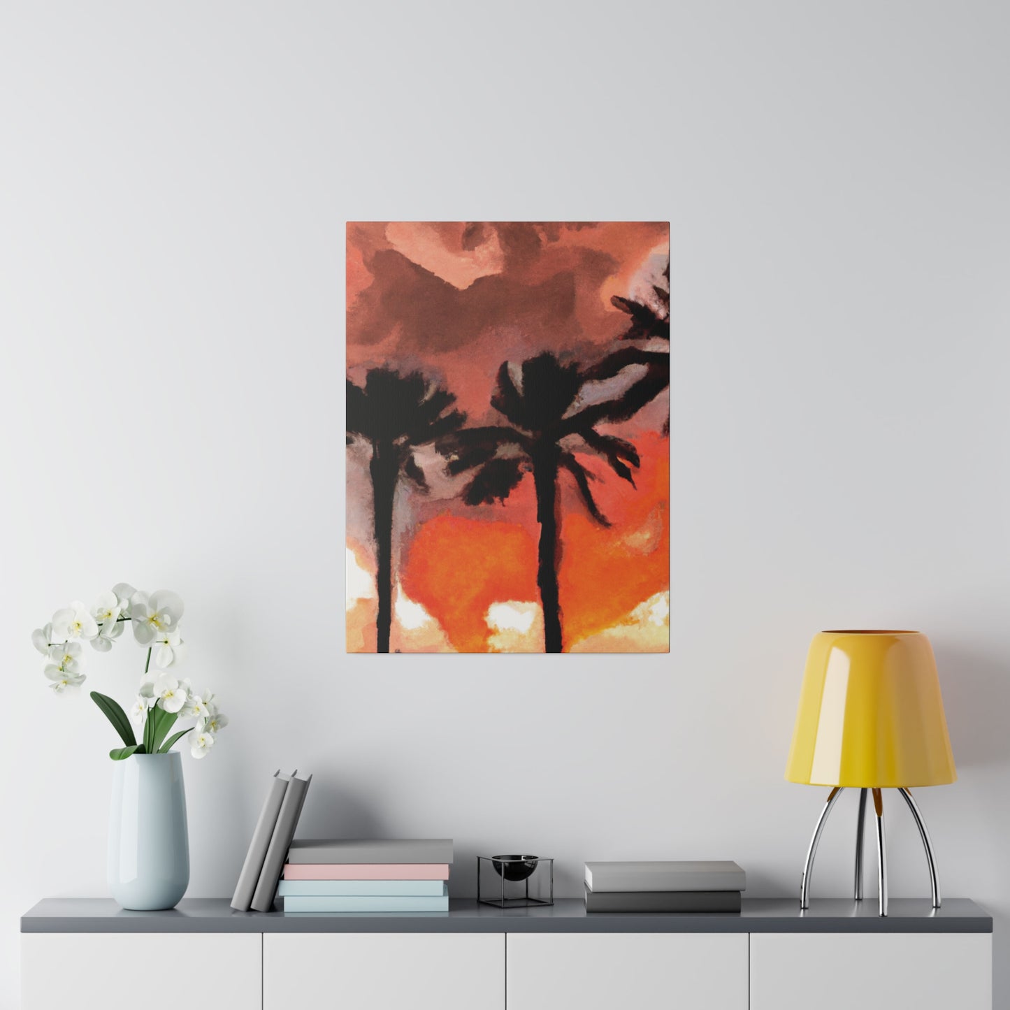 9073X - Miami Beach Sunset Painting Print | Miami | Beach | Sunset | Poster | Home Decor | Wall Art | Canvas