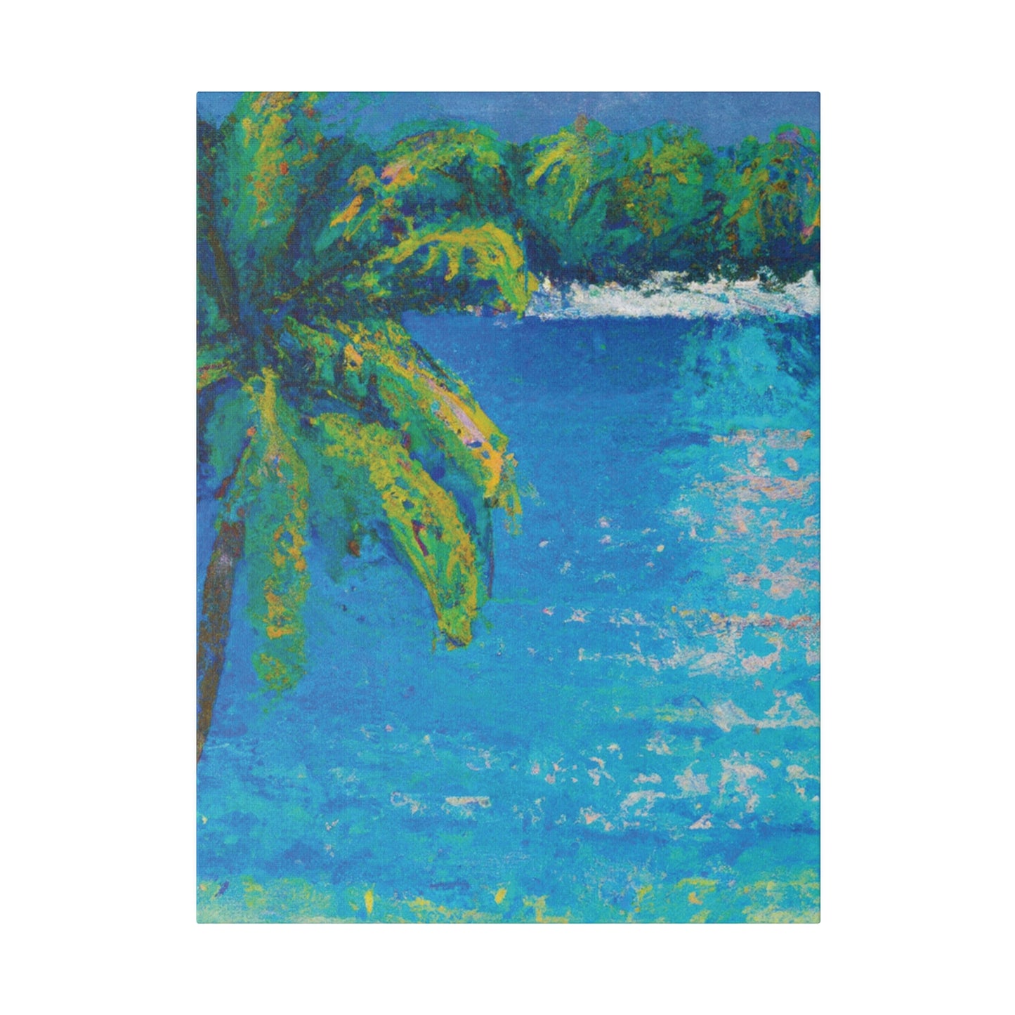 4645A - Bahamas Ocean Painting Print | Bahamas | Ocean | Beach | Poster | Home Decor | Wall Art | Canvas