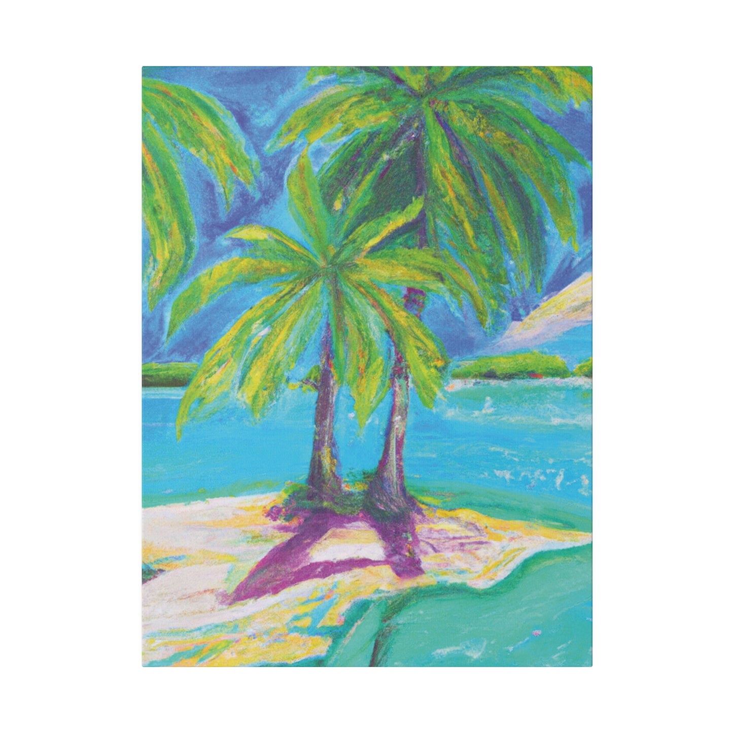 6632P - Bahamas Ocean Painting Print | Bahamas | Ocean | Beach | Poster | Home Decor | Wall Art | Canvas