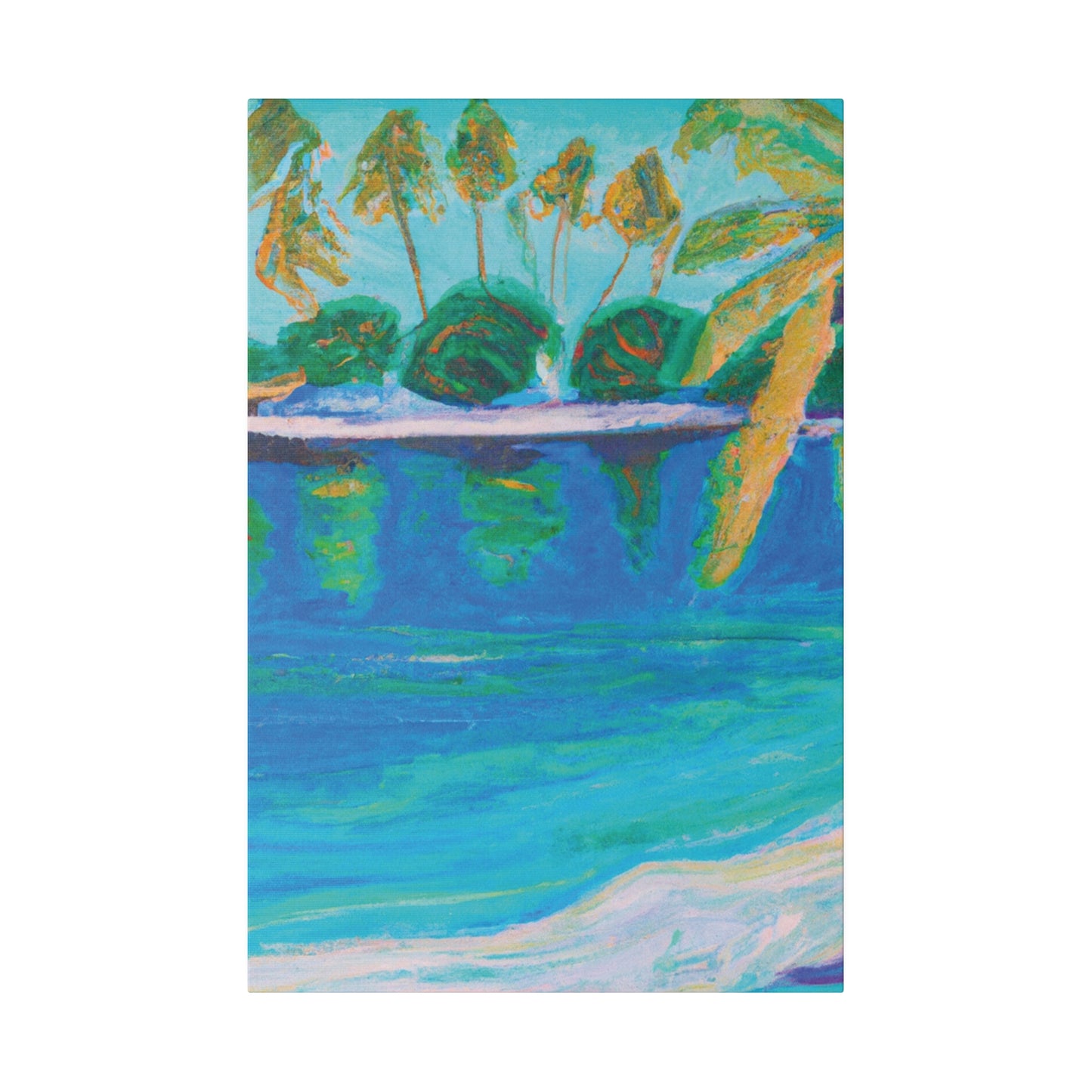 8975V - Bahamas Ocean Painting Print | Bahamas | Ocean | Beach | Poster | Home Decor | Wall Art | Canvas
