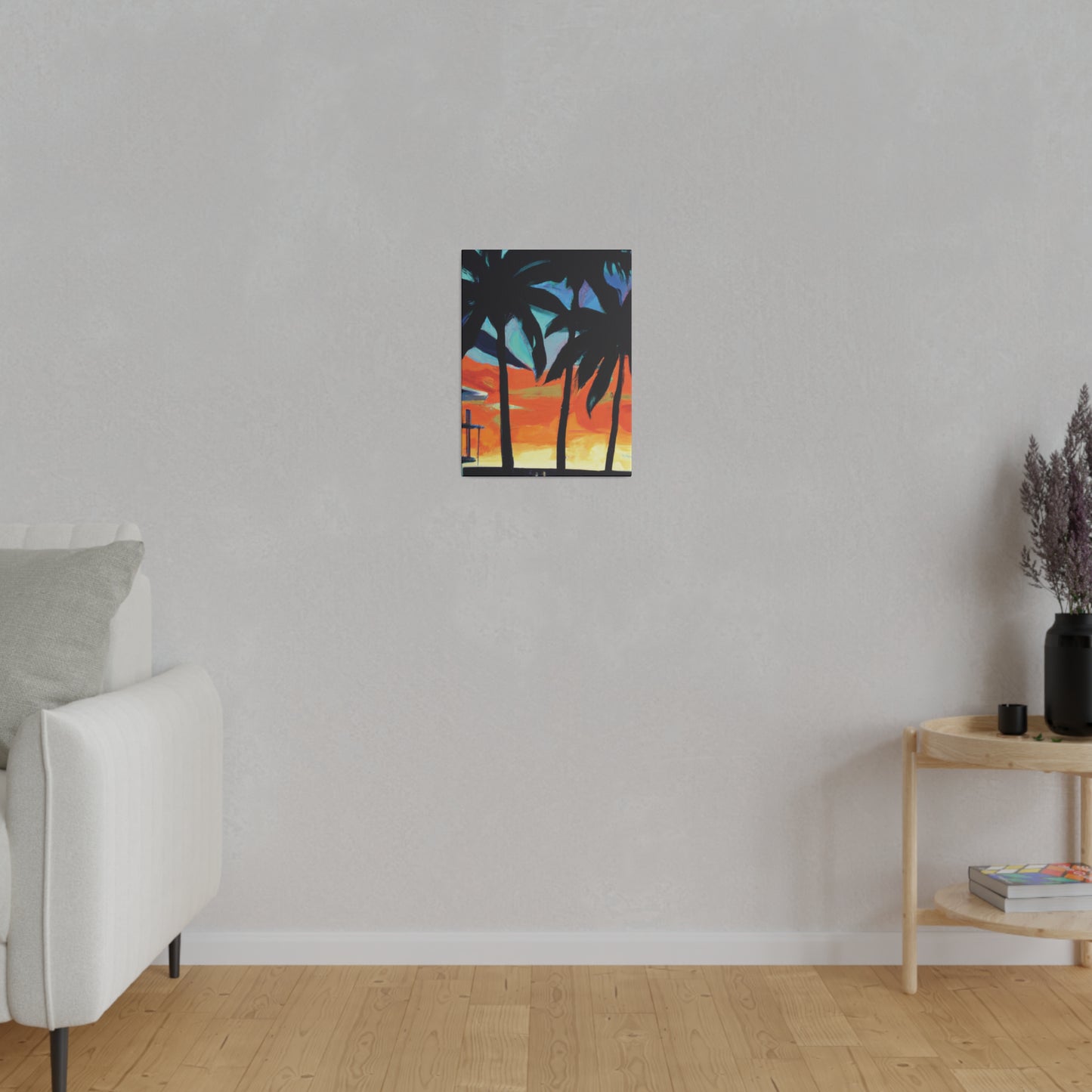 4567W - Miami Beach Sunset Painting Print | Miami | Beach | Sunset | Poster | Home Decor | Wall Art | Canvas