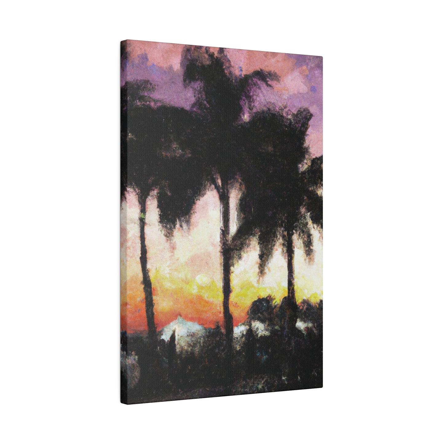 8185A - Miami Beach Sunset Painting Print | Miami | Beach | Sunset | Poster | Home Decor | Wall Art | Canvas