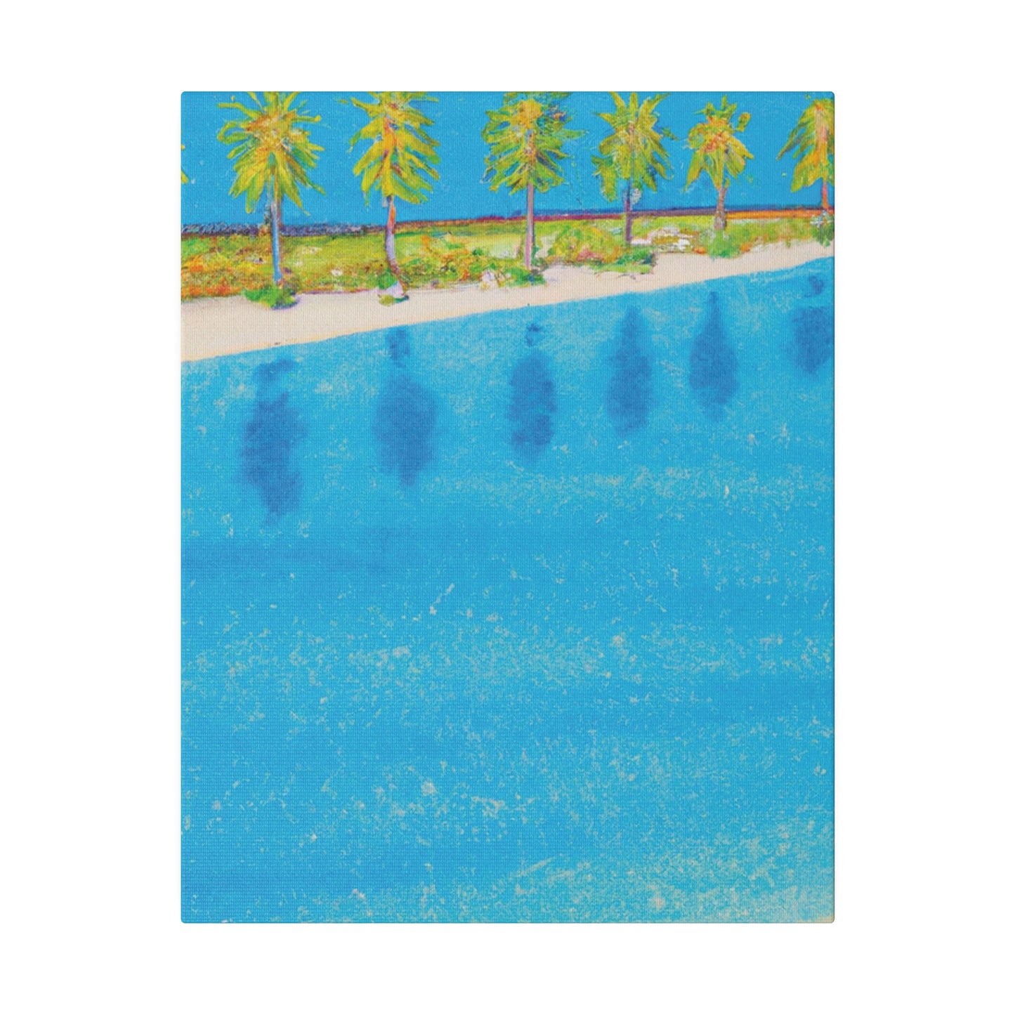 3877G - Bahamas Ocean Painting Print | Bahamas | Ocean | Beach | Poster | Home Decor | Wall Art | Canvas