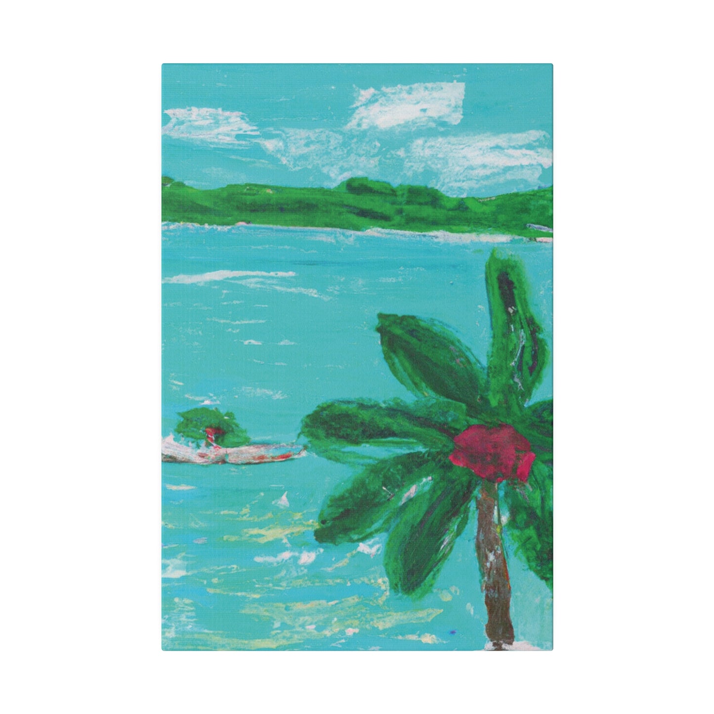 5627Q - Bahamas Ocean Painting Print | Bahamas | Ocean | Beach | Poster | Home Decor | Wall Art | Canvas