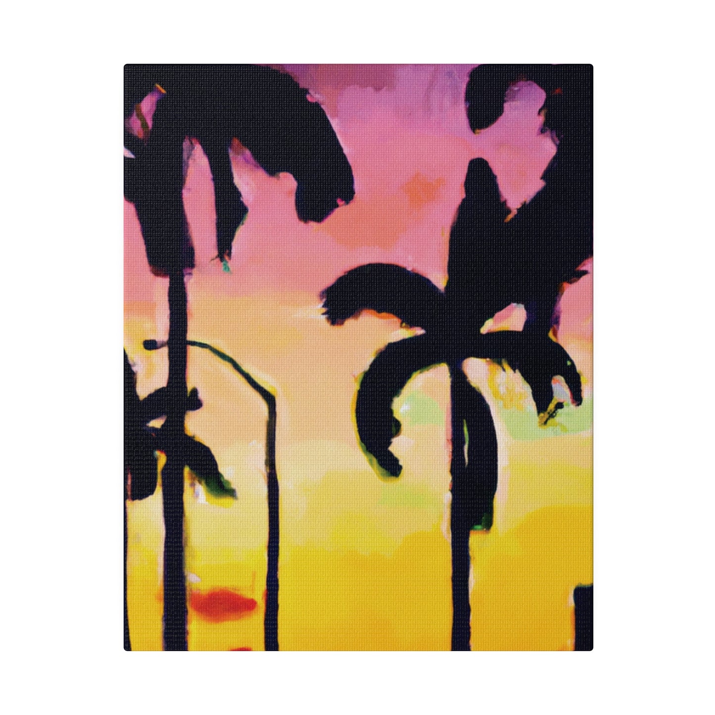 1792J - Miami Beach Sunset Painting Print | Miami | Beach | Sunset | Poster | Home Decor | Wall Art | Canvas