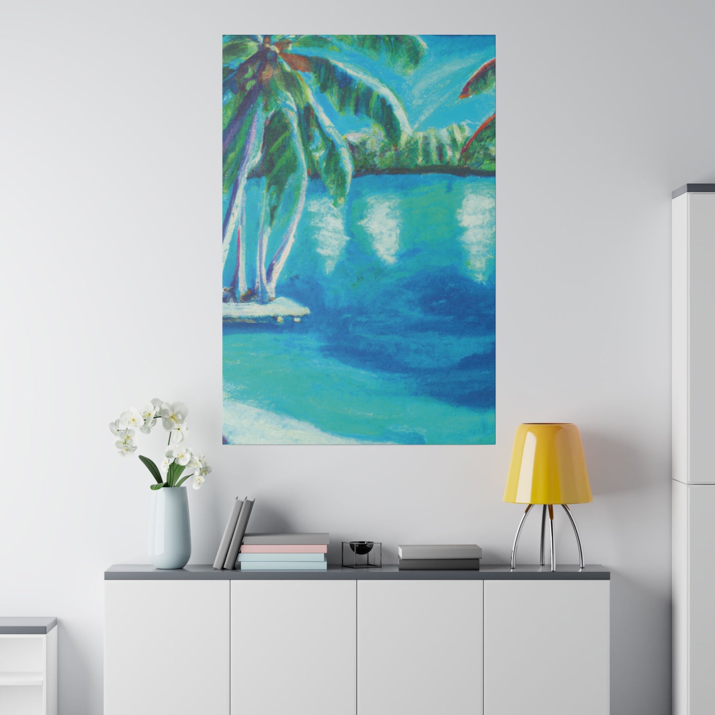 3187V - Bahamas Ocean Painting Print | Bahamas | Ocean | Beach | Poster | Home Decor | Wall Art | Canvas