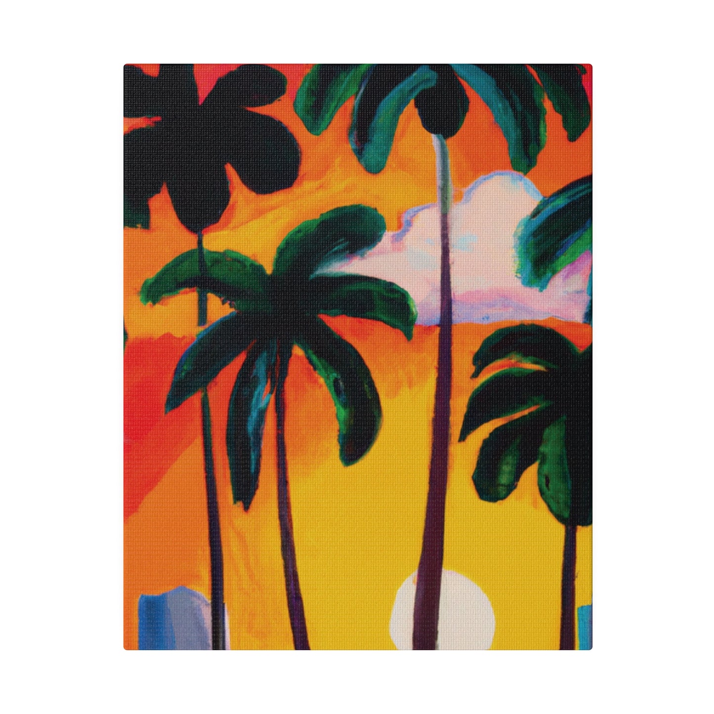 4327O - Miami Beach Sunset Painting Print | Miami | Beach | Sunset | Poster | Home Decor | Wall Art | Canvas