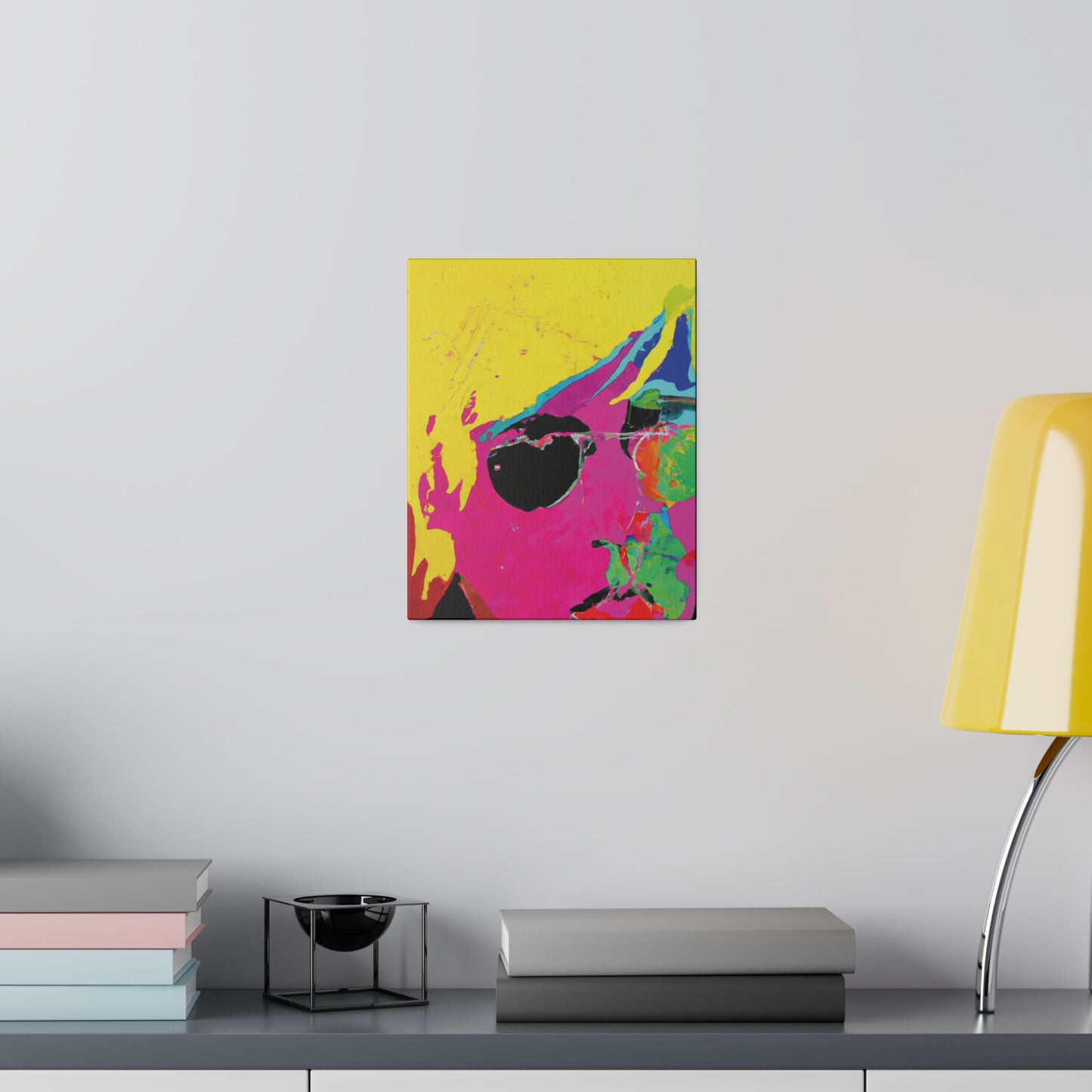 7141U - Rockstar Painting Print | Face | Abstract | Poster | Home Decor | Wall Art | Music Art | Canvas