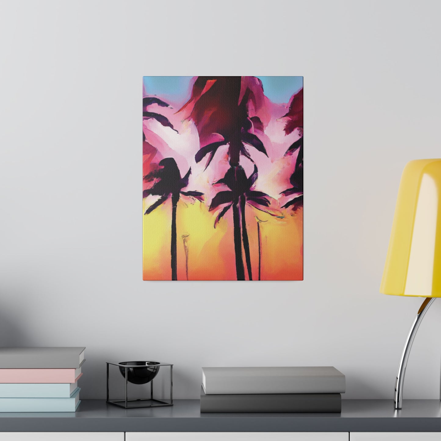 4536X - Miami Beach Sunset Painting Print | Miami | Beach | Sunset | Poster | Home Decor | Wall Art | Canvas