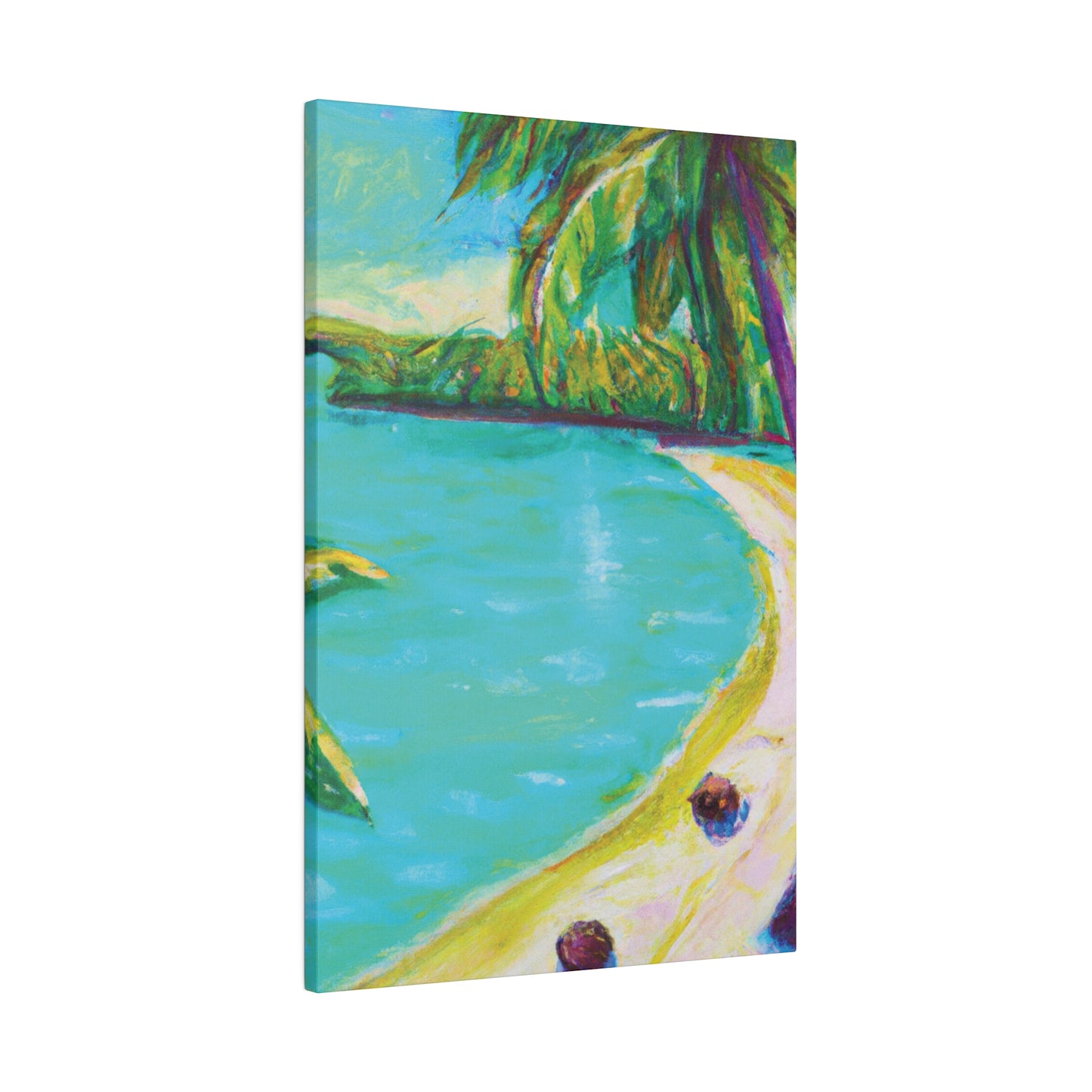 2421K - Bahamas Ocean Painting Print | Bahamas | Ocean | Beach | Poster | Home Decor | Wall Art | Canvas