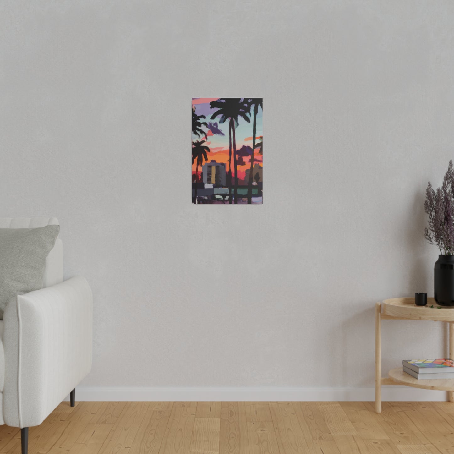 8405R - Miami Beach Sunset Painting Print | Miami | Beach | Sunset | Poster | Home Decor | Wall Art | Canvas