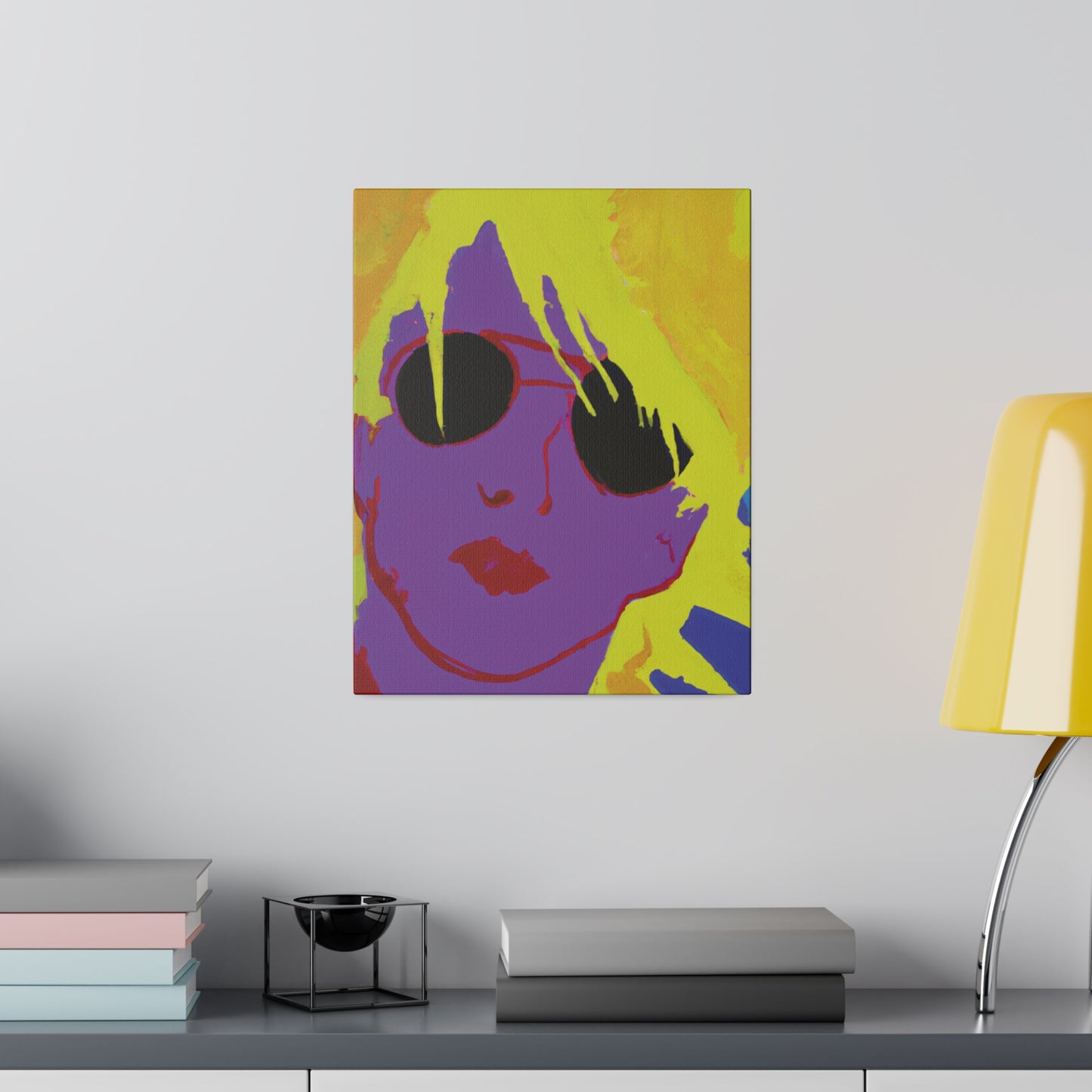 3022A - Rockstar Painting Print | Face | Abstract | Poster | Home Decor | Wall Art | Music Art | Canvas