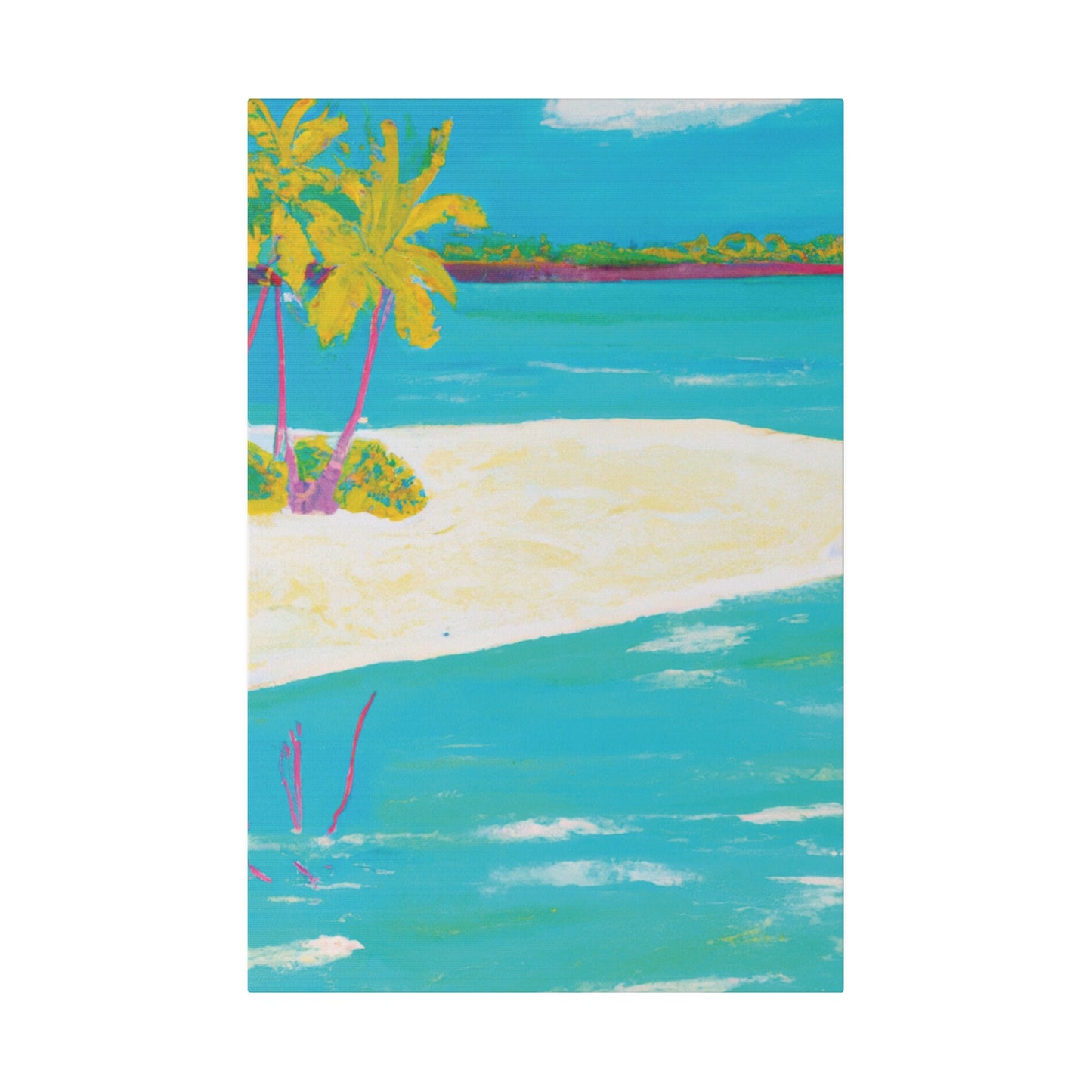 6308B - Bahamas Ocean Painting Print | Bahamas | Ocean | Beach | Poster | Home Decor | Wall Art | Canvas