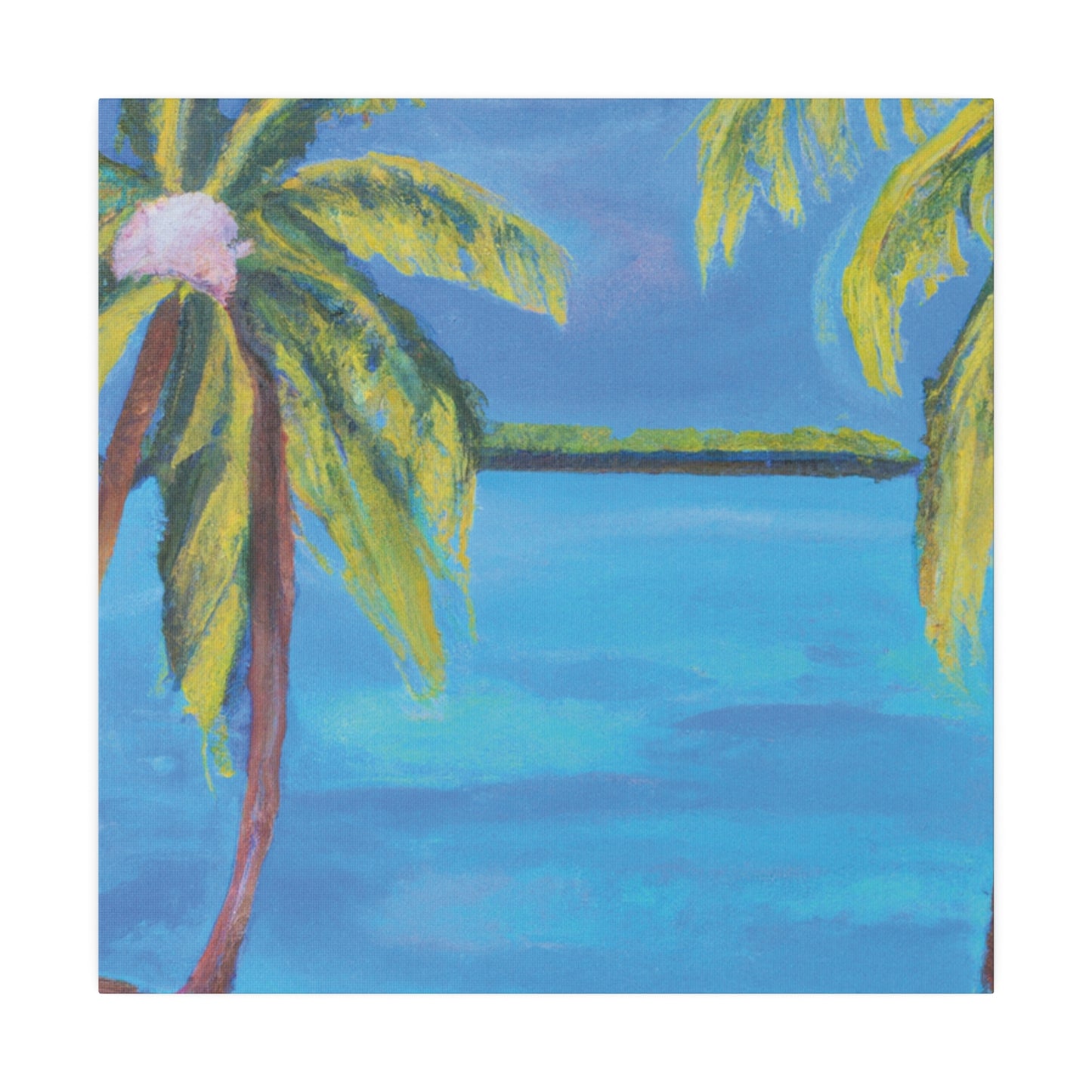 8164W - Bahamas Ocean Painting Print | Bahamas | Ocean | Beach | Poster | Home Decor | Wall Art | Canvas