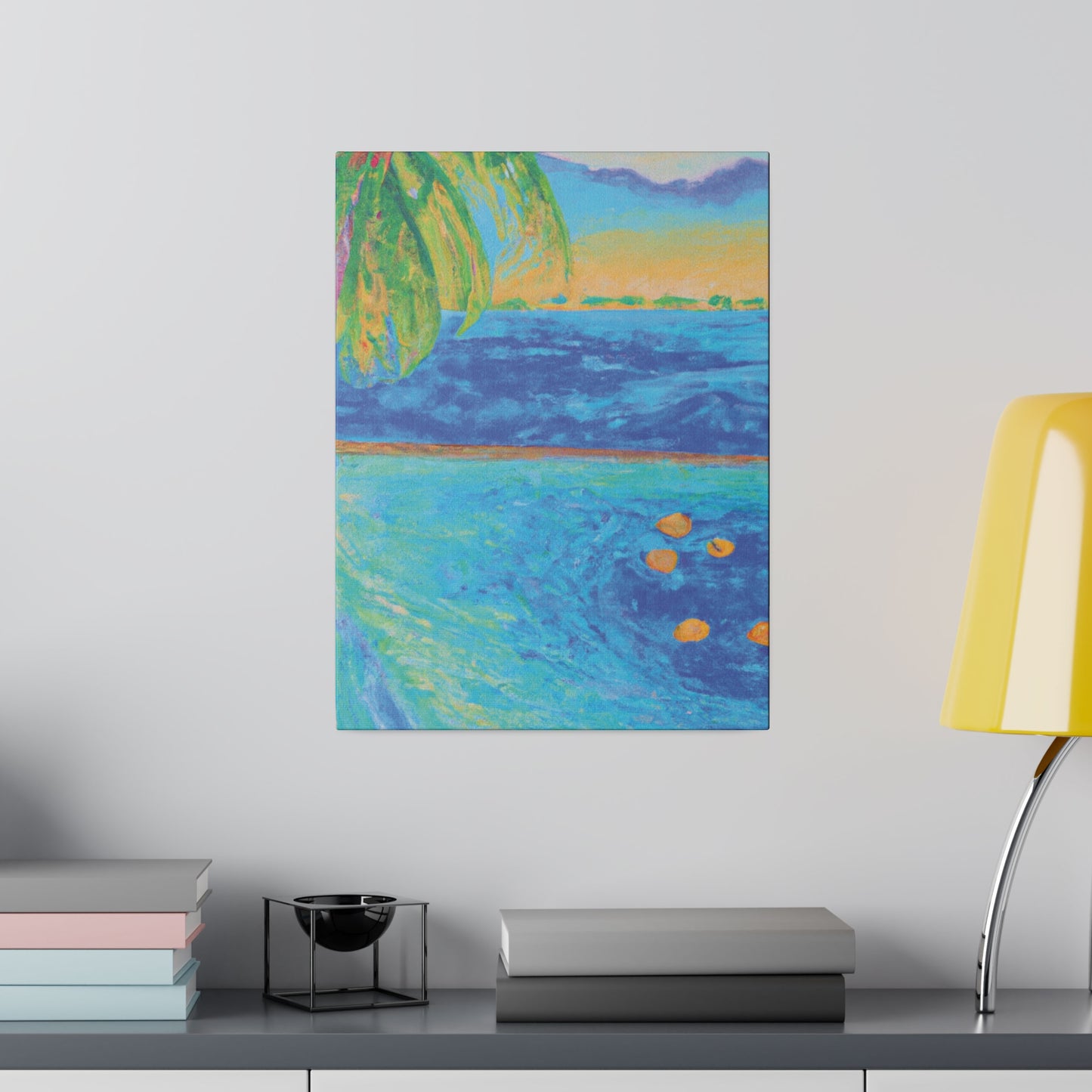 4268O - Bahamas Ocean Painting Print | Bahamas | Ocean | Beach | Poster | Home Decor | Wall Art | Canvas