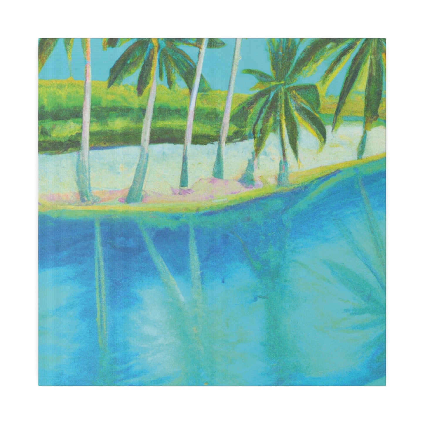 5436R - Bahamas Ocean Painting Print | Bahamas | Ocean | Beach | Poster | Home Decor | Wall Art | Canvas