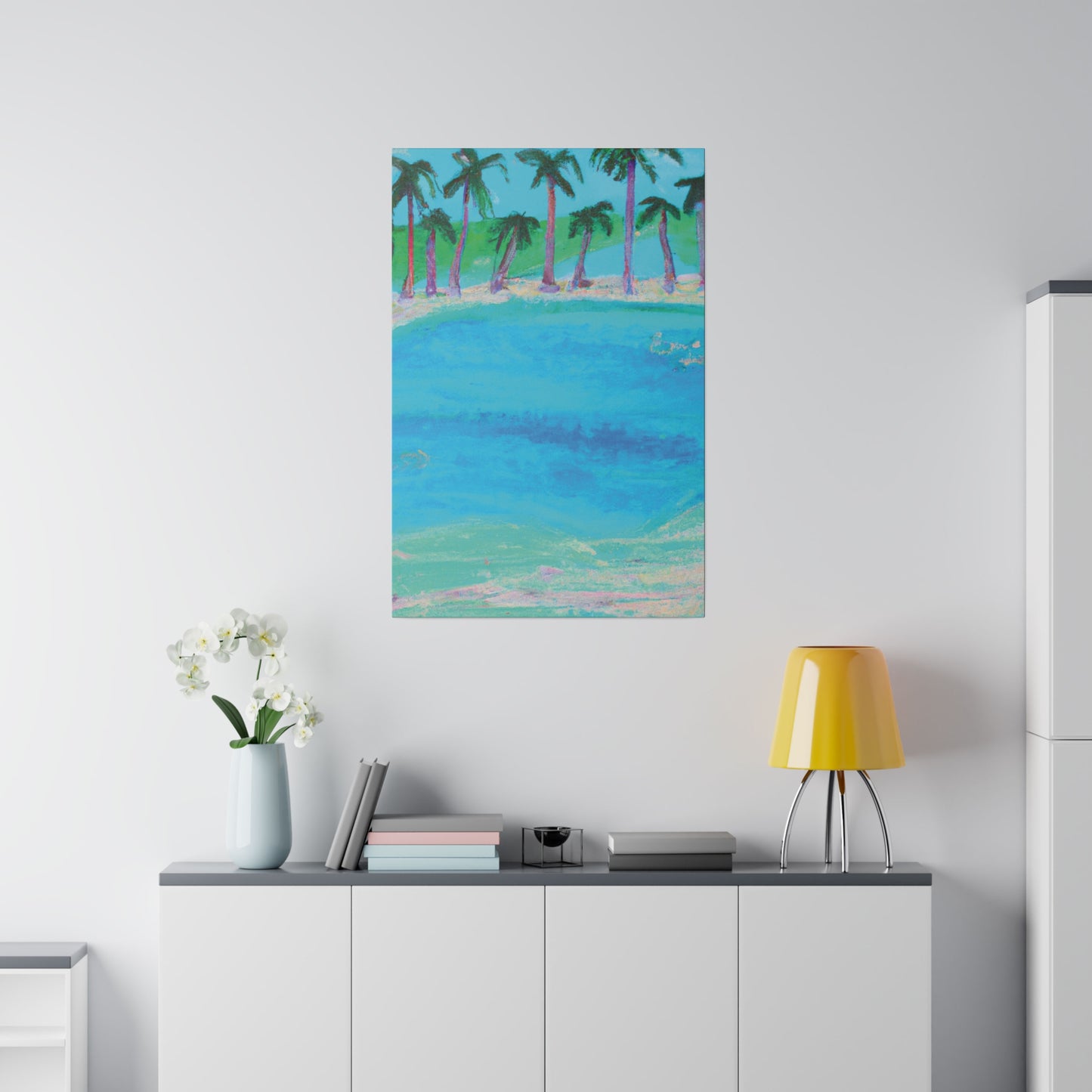 7907S - Bahamas Ocean Painting Print | Bahamas | Ocean | Beach | Poster | Home Decor | Wall Art | Canvas