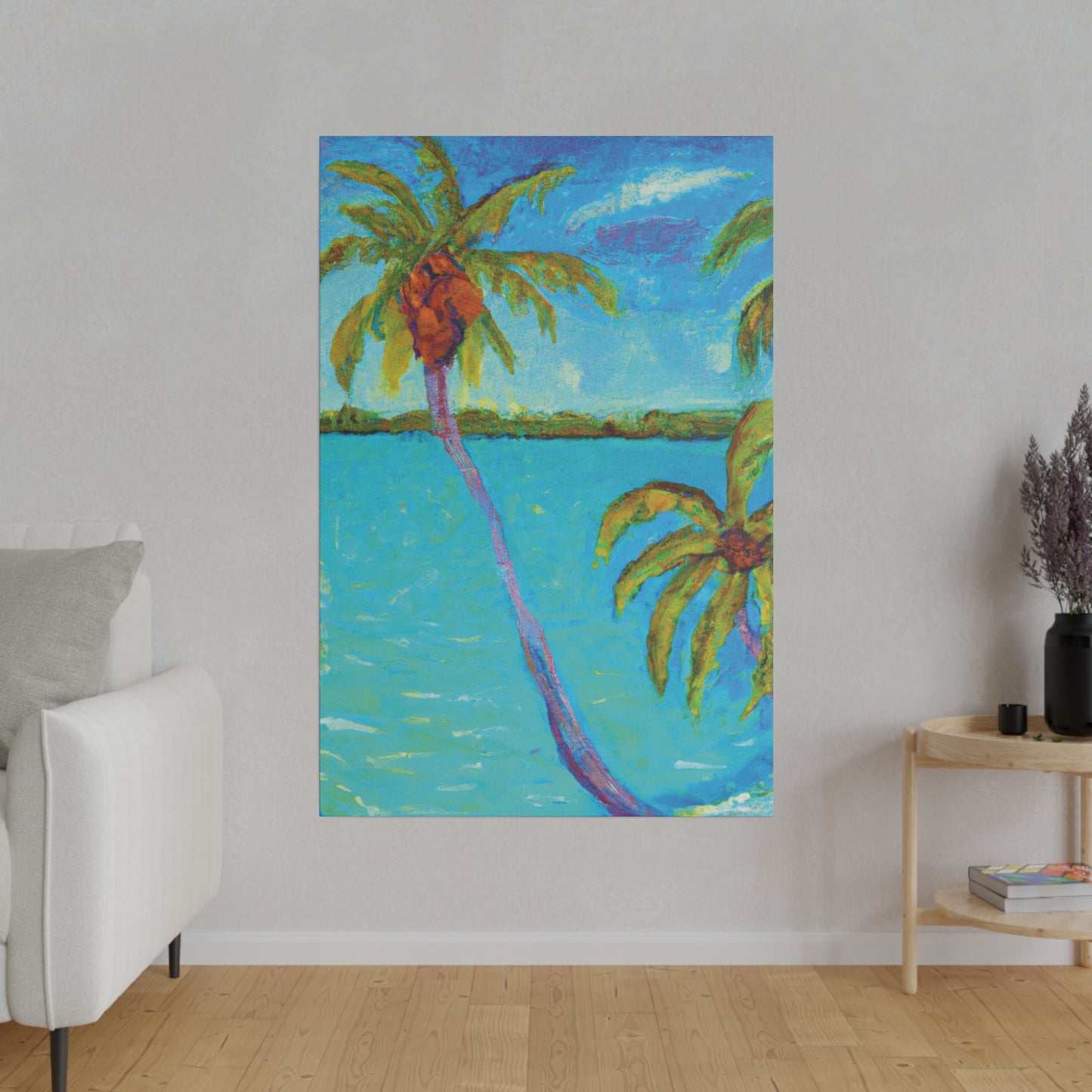 4676F - Bahamas Ocean Painting Print | Bahamas | Ocean | Beach | Poster | Home Decor | Wall Art | Canvas