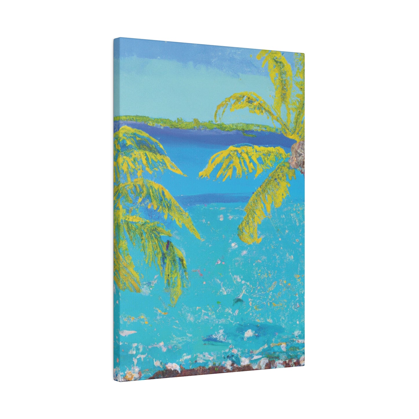 9282F - Bahamas Ocean Painting Print | Bahamas | Ocean | Beach | Poster | Home Decor | Wall Art | Canvas