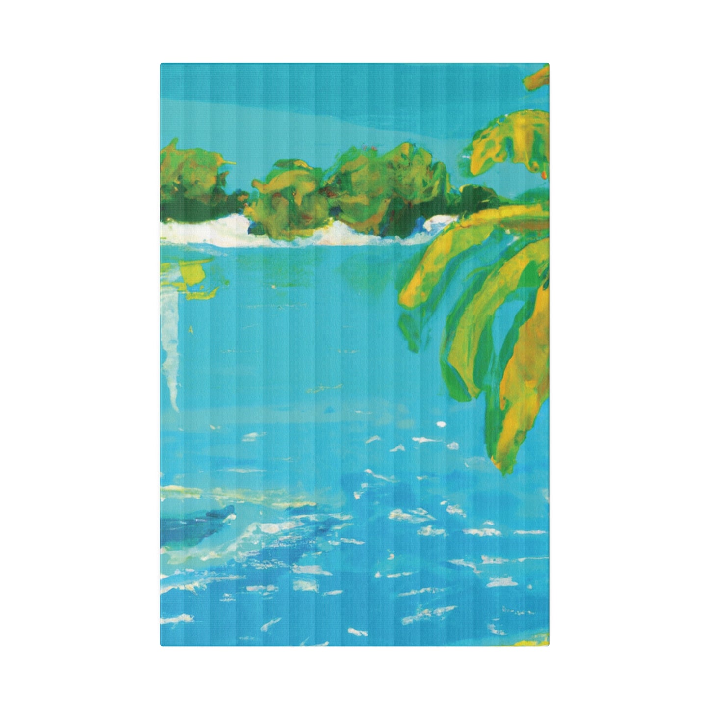 2261V - Bahamas Ocean Painting Print | Bahamas | Ocean | Beach | Poster | Home Decor | Wall Art | Canvas