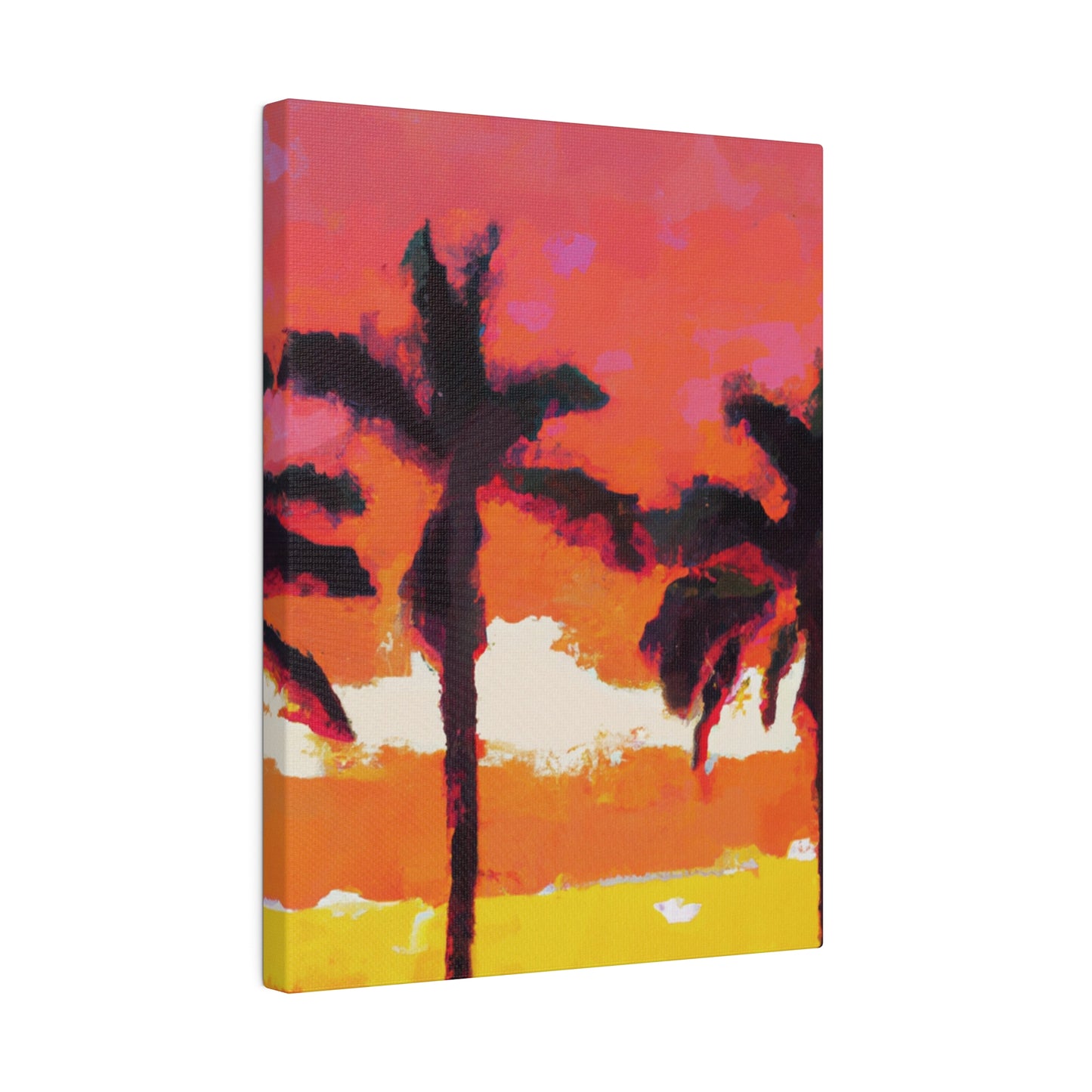 9356P - Miami Beach Sunset Painting Print | Miami | Beach | Sunset | Poster | Home Decor | Wall Art | Canvas